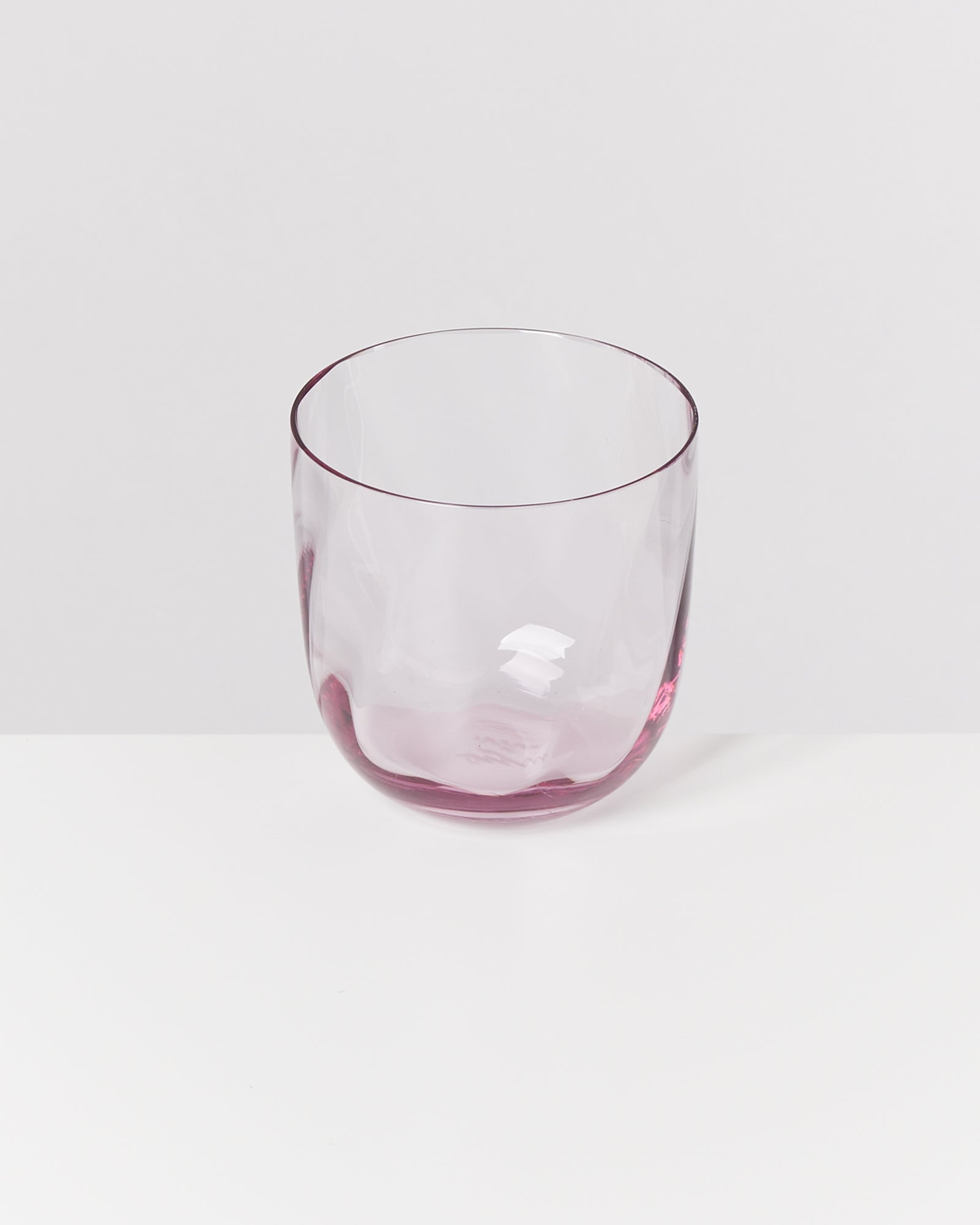 Calma Glas klein swirl lila 4er-Set