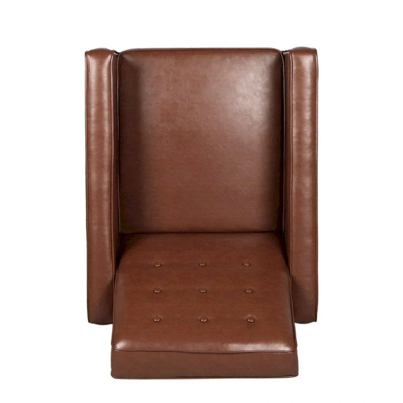 Set of 2 Mervynn Mid-Century Button-Tufted Recliners by Christopher Knight Home
