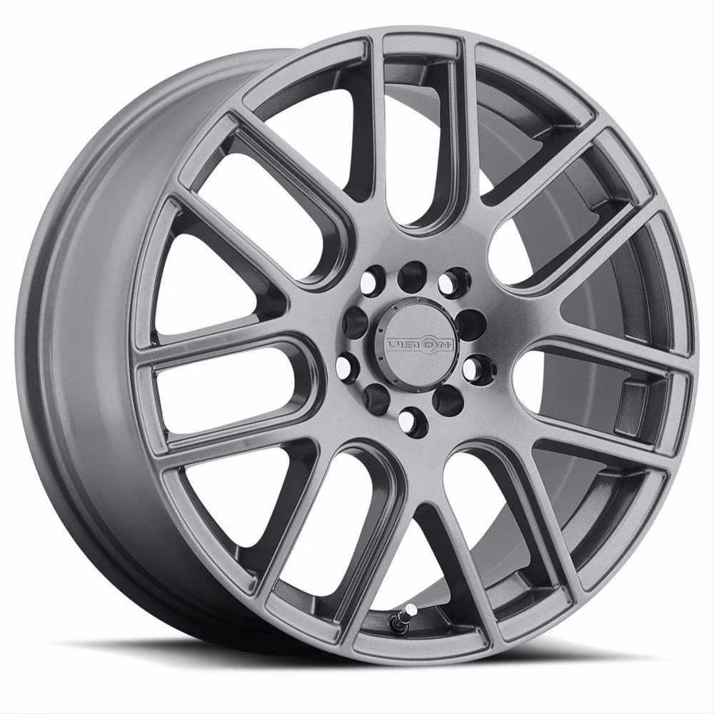 14x5.5 Vision 426H Cross Gunmetal Wheel 4x100/4x4.5 (38mm)
