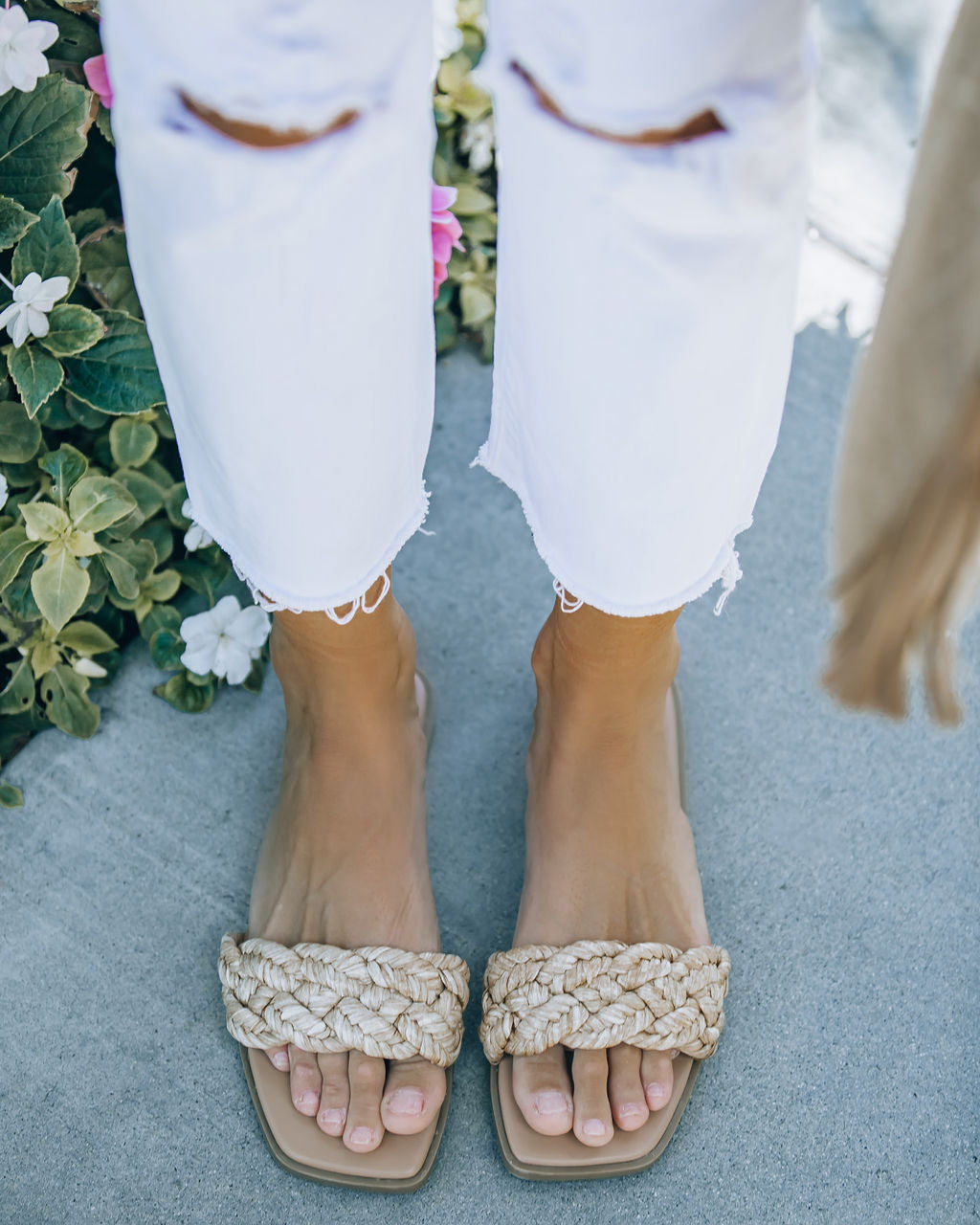 The Tesoro Woven Sandal - Natural - FINAL SALE - Se7enfashion