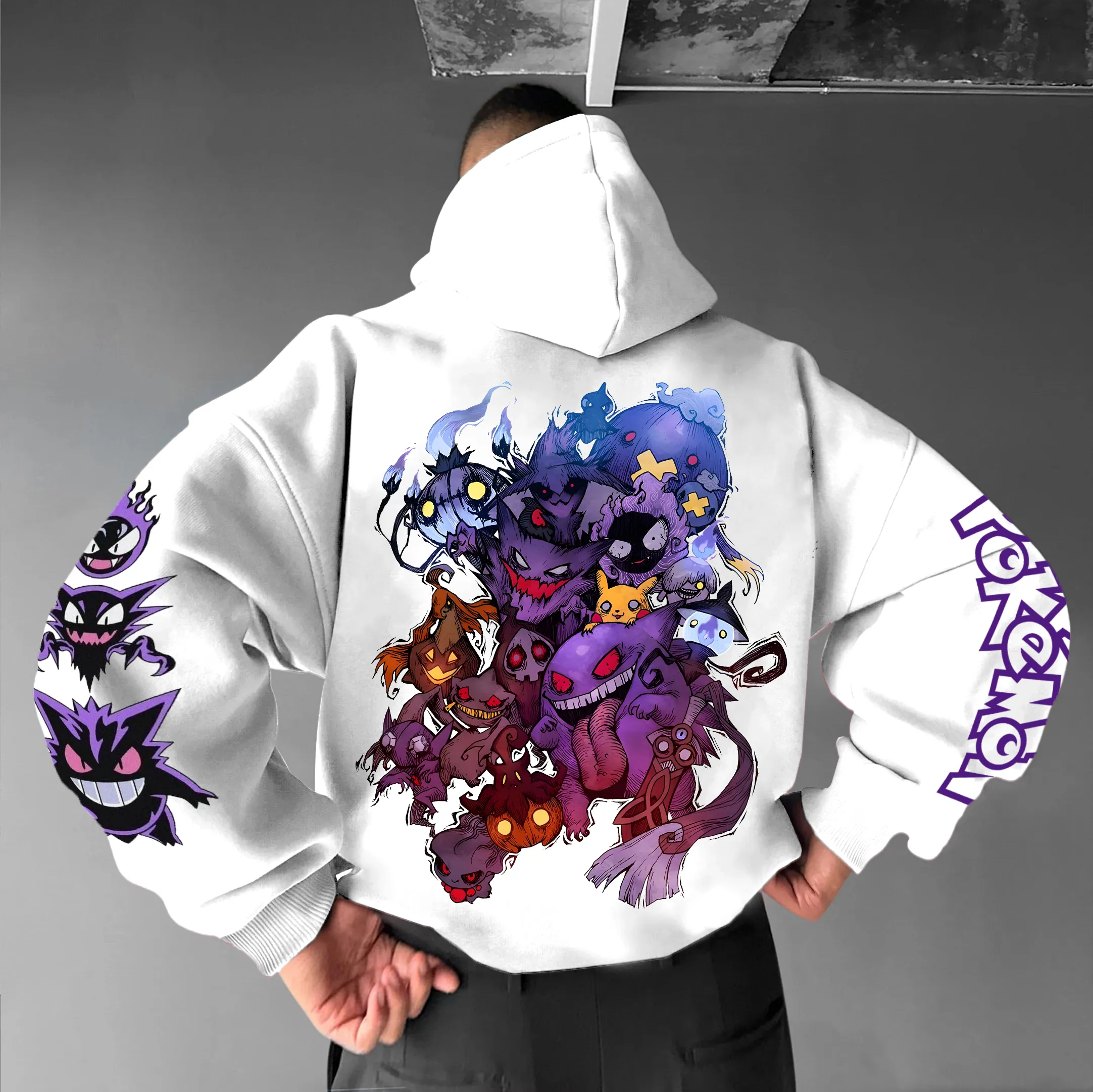 Unisex Anime Graphic Streetwear Vintage Hoodie