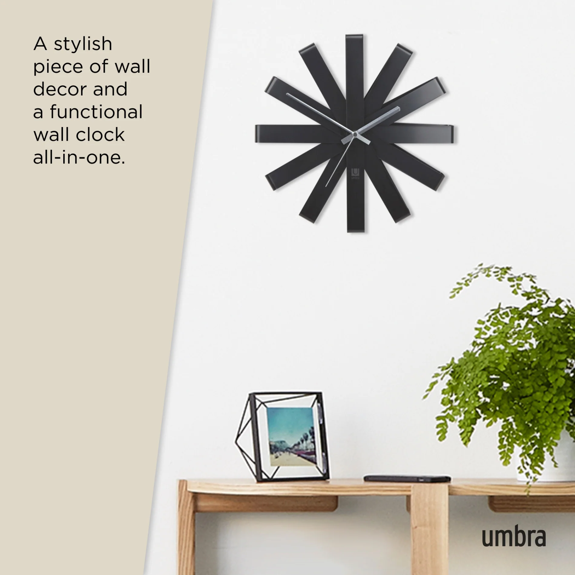 Ribbon Wall Clock