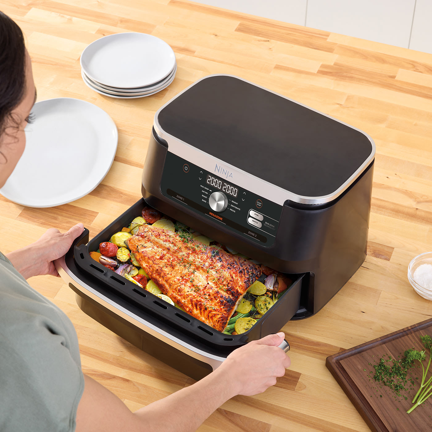 ...or unlock extra-large cooking capacity