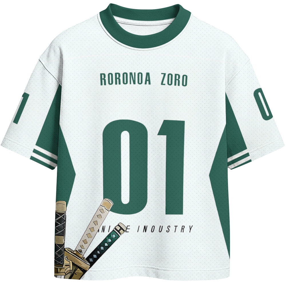 One Piece Crew Neck Football Jersey