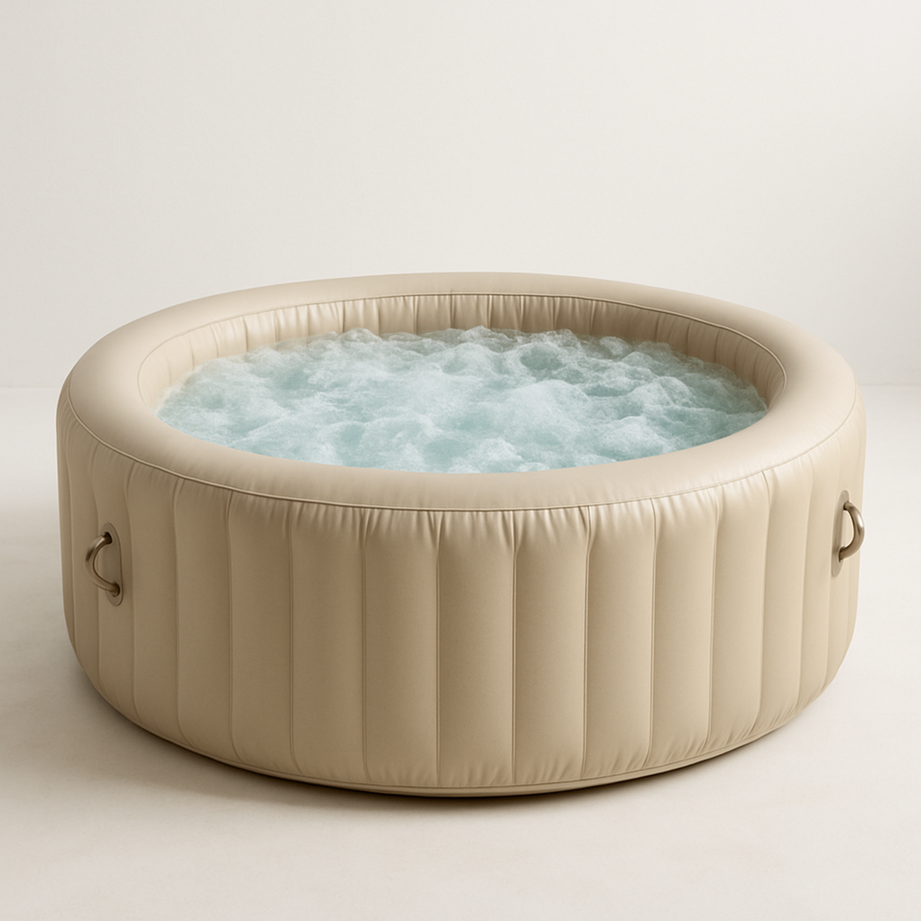 Spas hinchables 180x70 cm color beige PorxMNc476Ne