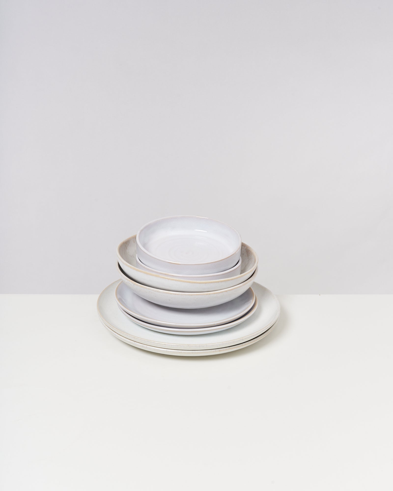 Geschirr-Set classic All white weiß 8-teilig