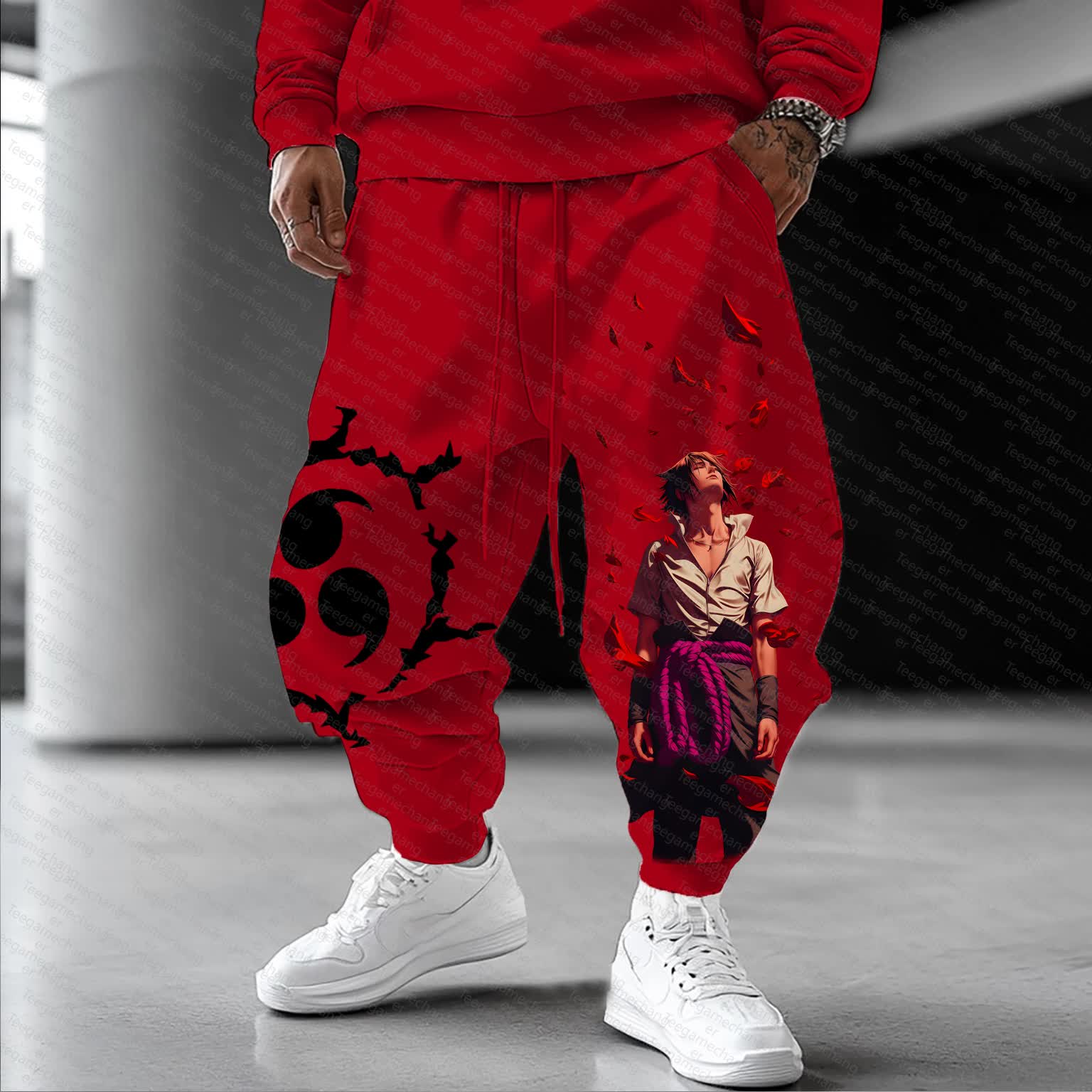 Unisex   Casual Anime Streetwear Pants
