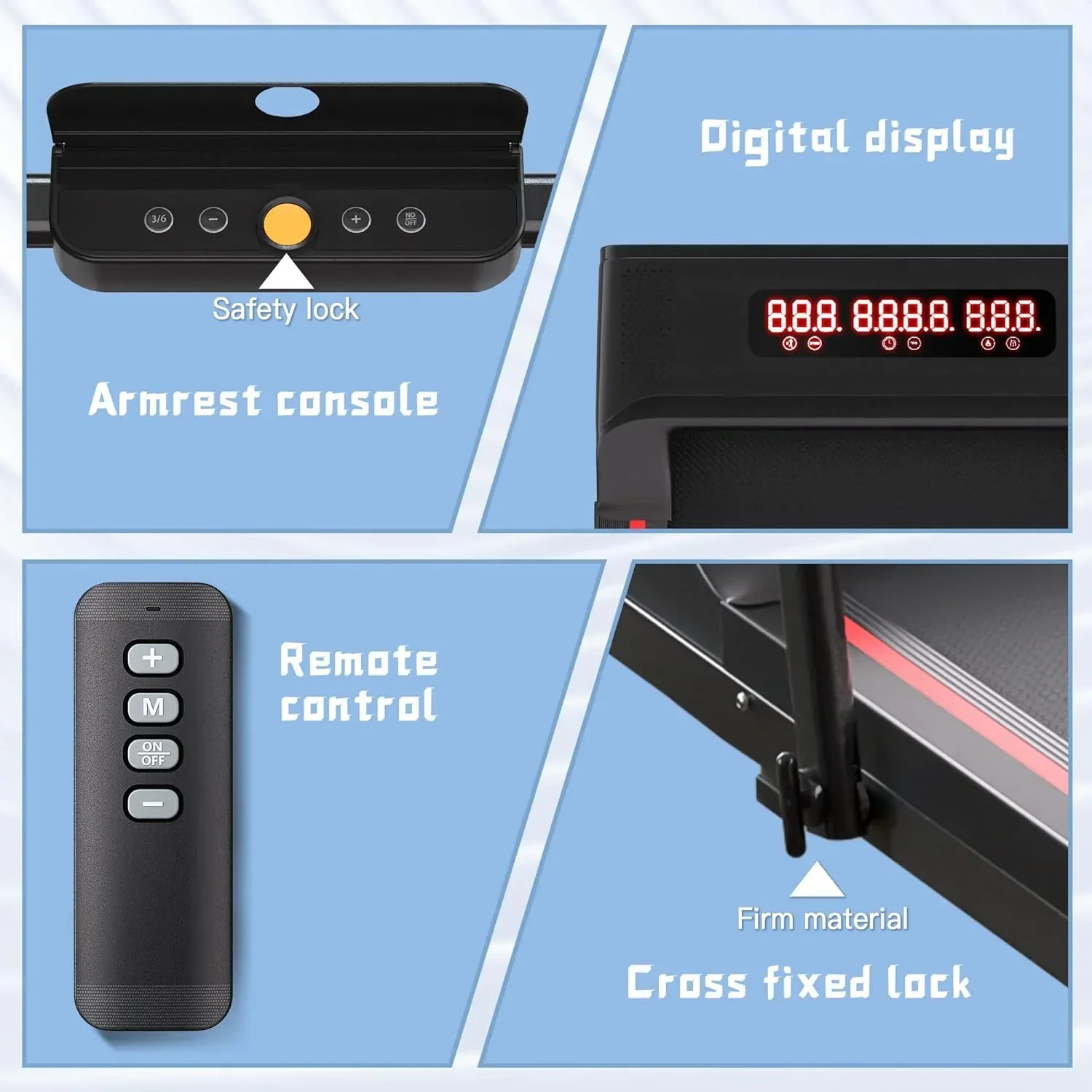 Sperax Walking Vibration Pad with APP 3 in 1 Under Desk Treadmill Walking Treadmill Pad