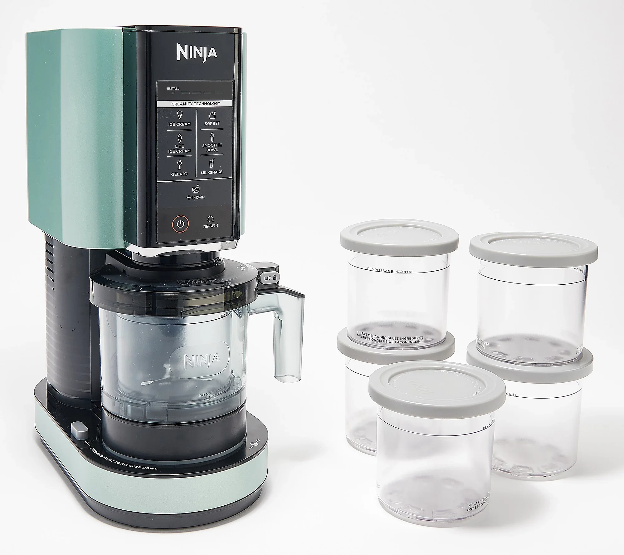 Ninja K55255 CREAMi 7-in-1 Frozen Treat Maker w/ Extra Pints - Image 4