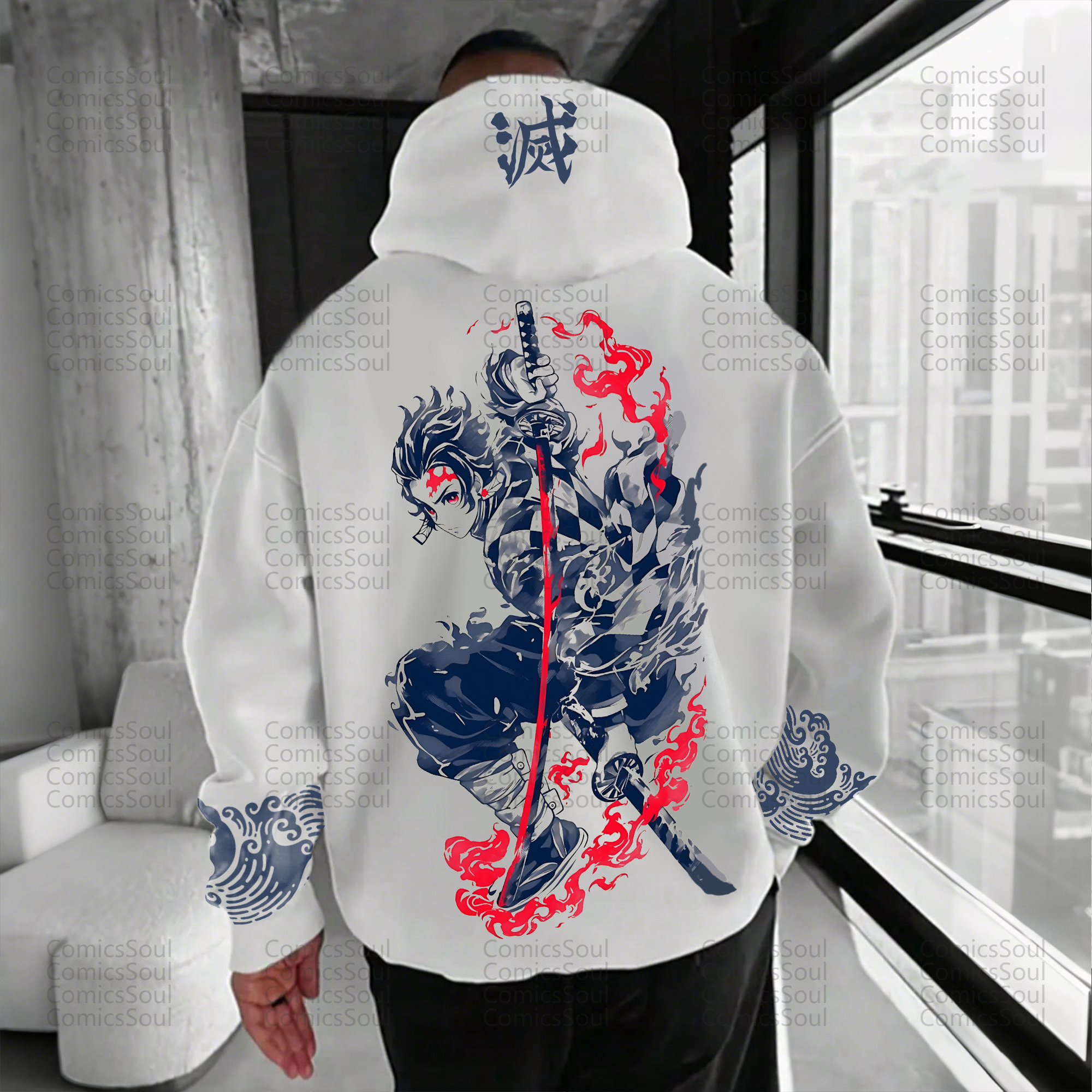 Unisex “ Comicssoul   ” Graphic Streetwear Vintage Hoodie