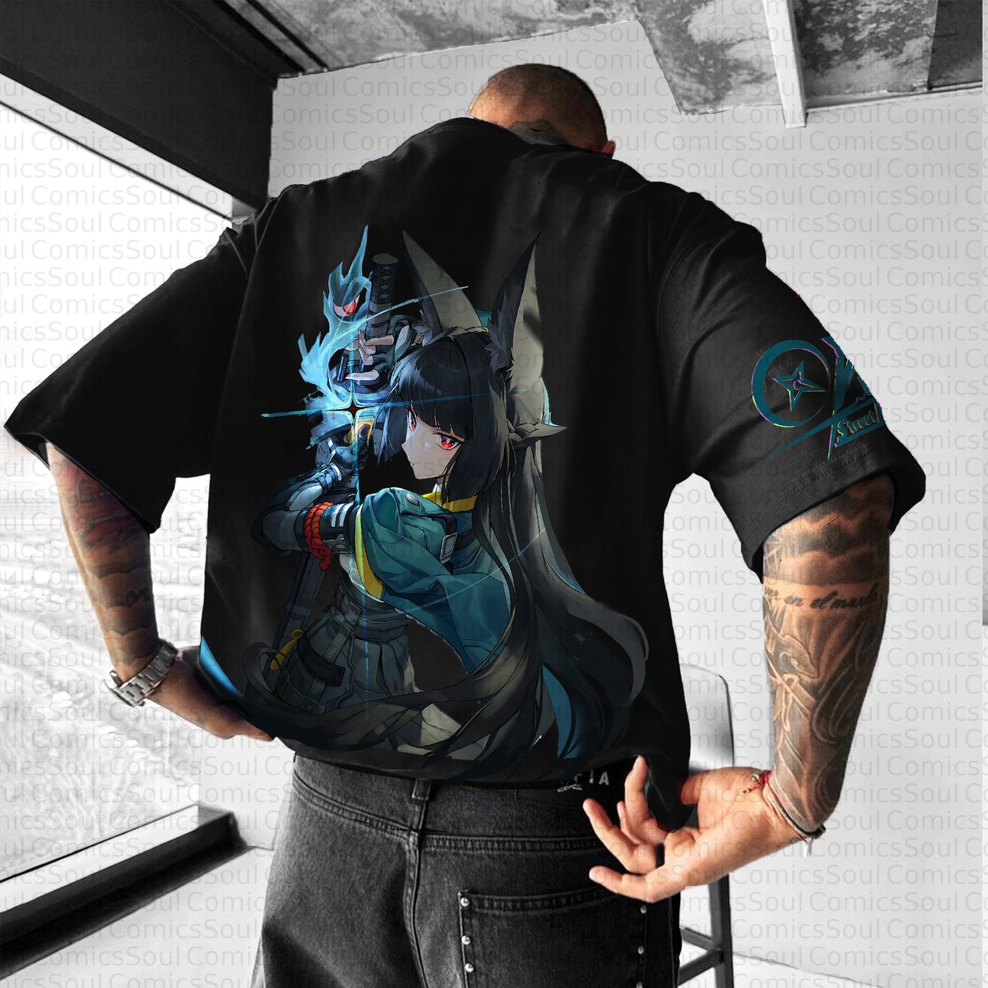 Unisex Anime Inspired Vintage T-shirt