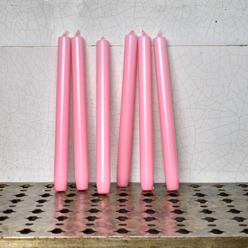 Trudon - Lot de 6 bougies royales - Rose tendresse