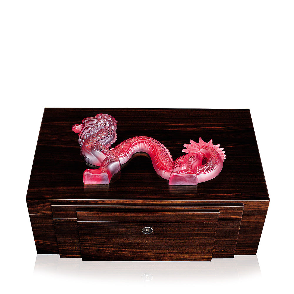BOÎTE À BIJOUX DRAGON GRAND MODÈLE - CRISTAL ROUGE, GRAND MODÈLE