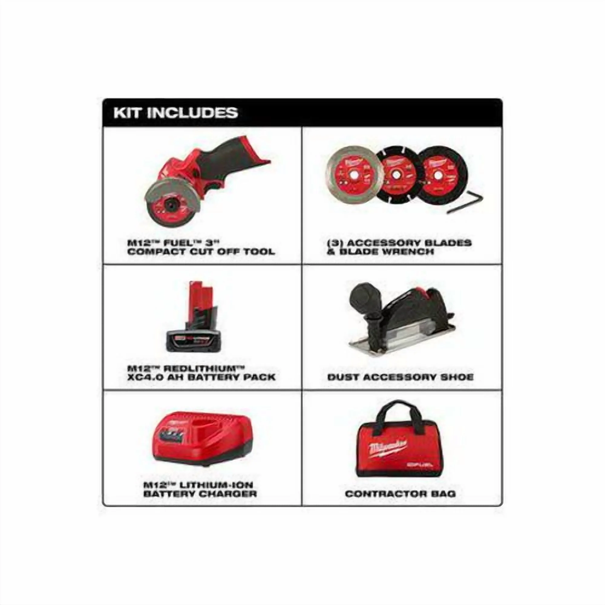 M12 FUEL 3 Compact Cut Off Tool - Kit - Image 2
