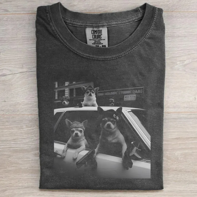 FUNNY CHIHUAHUA MEME T-SHIRT