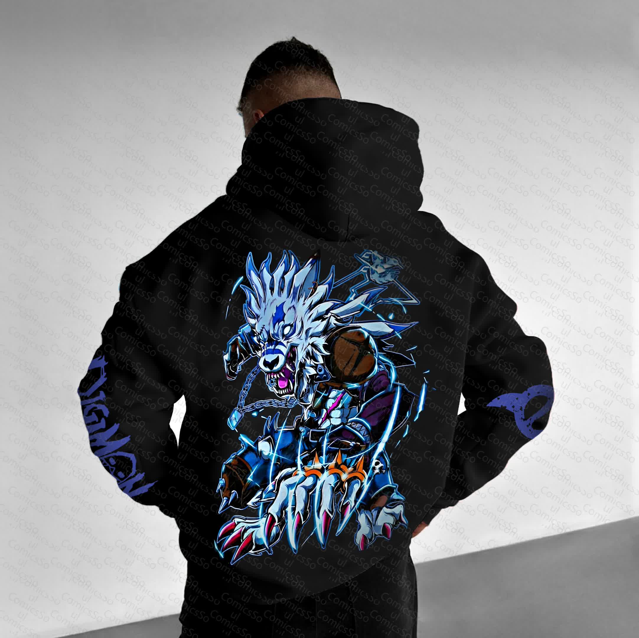 Unisex “Comicssoul” Anime Graphic Streetwear Vintage Hoodie