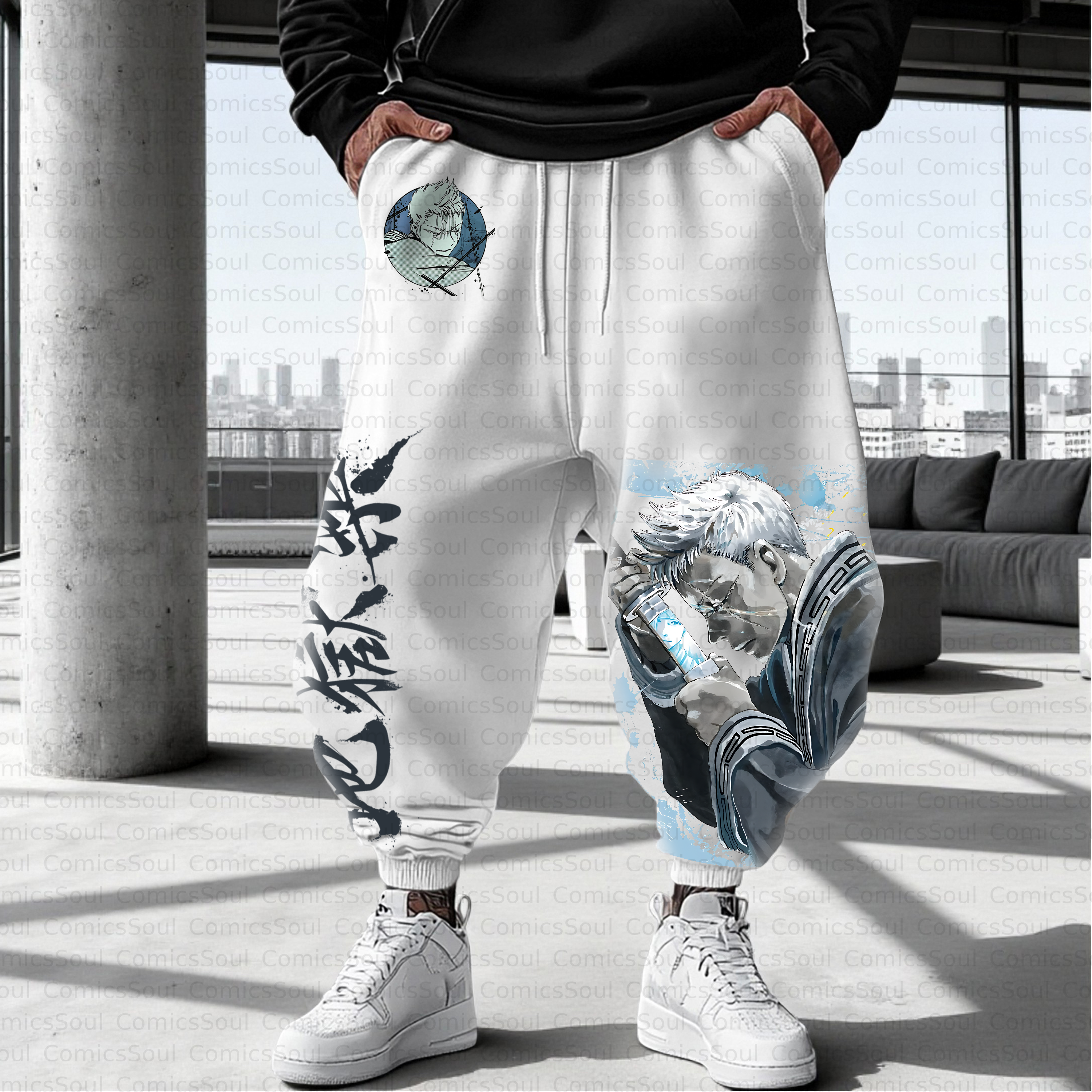Unisex Casual Anime Streetwear Pant