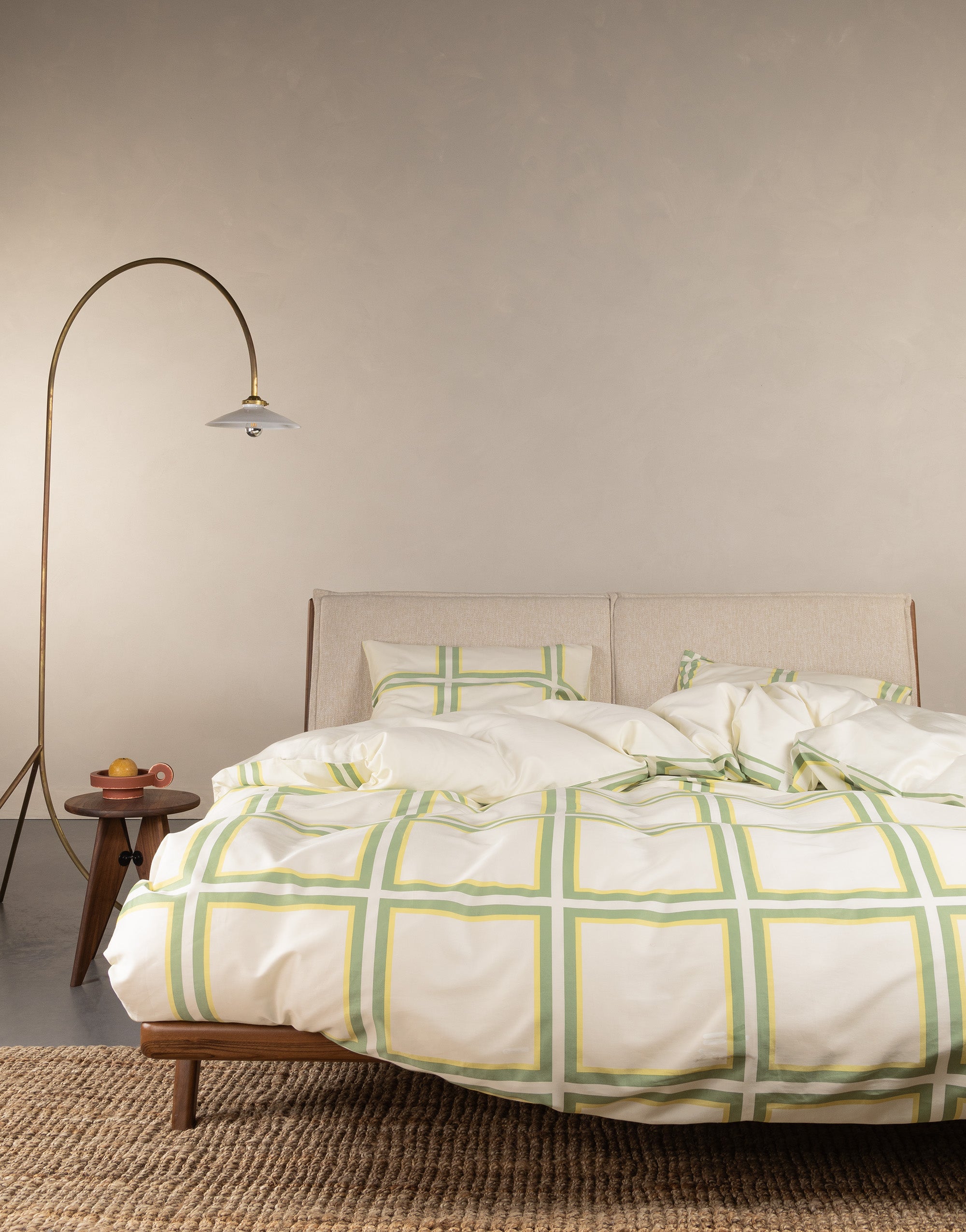 Essenza Luca Dekbedovertrek 140 x 200 220 cm - Basil Green