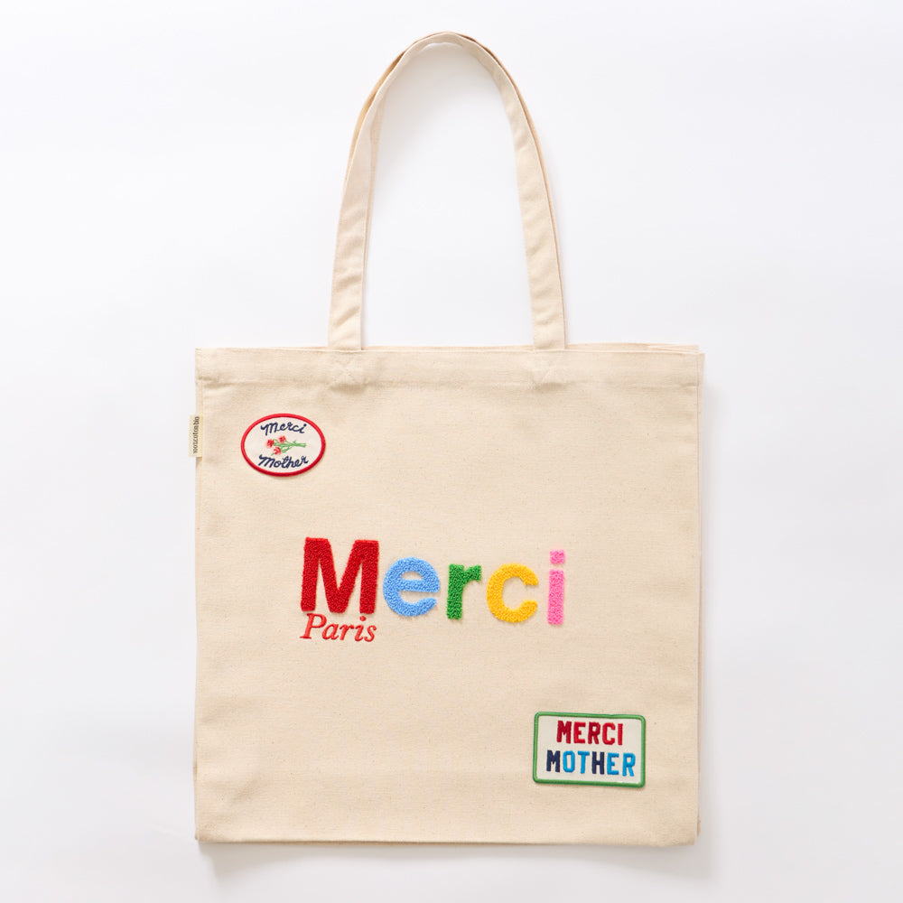 Mother x Merci - Totebag - Naturel & Multicolore