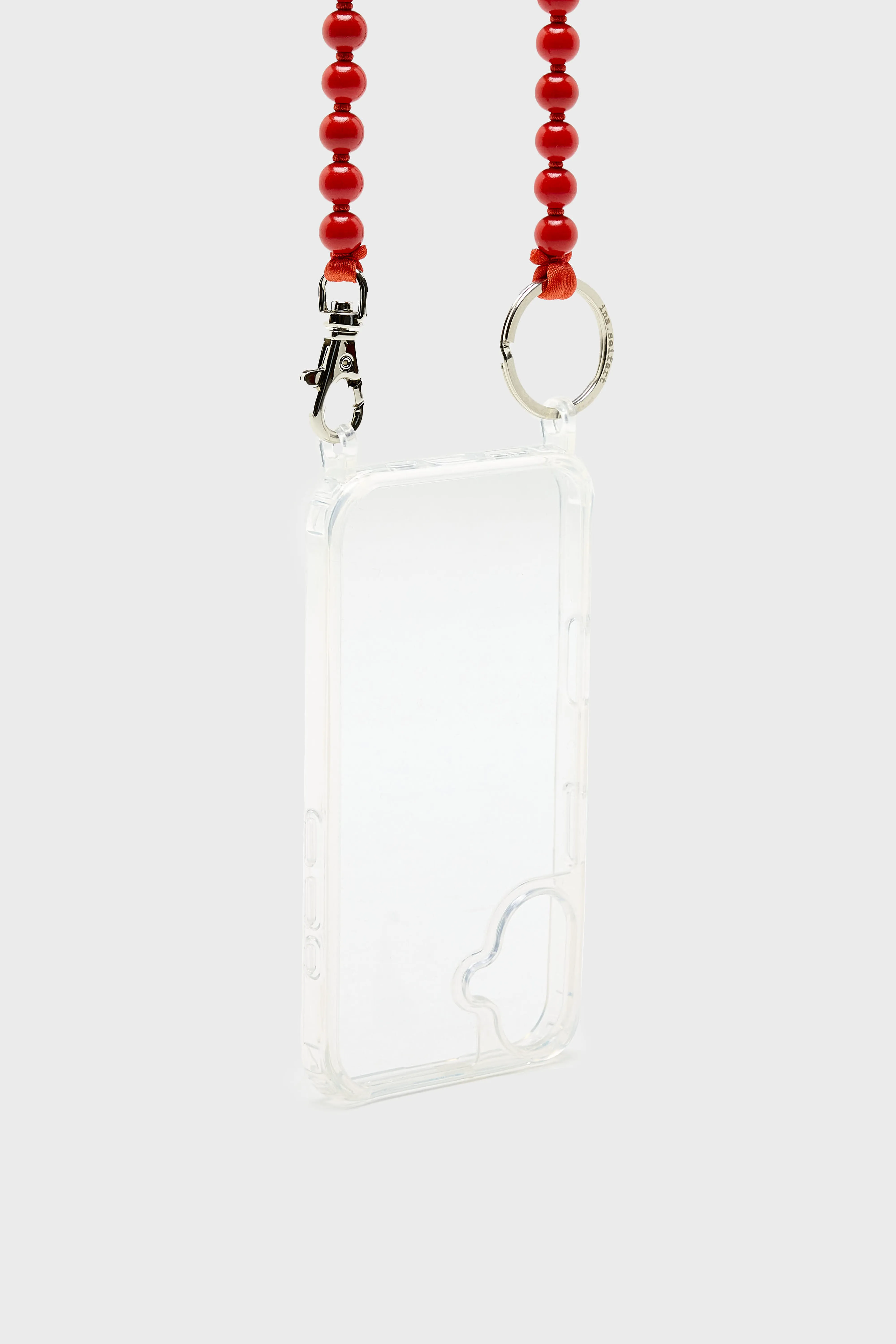 Bellerose Handykette Necklace for iPhone 16  (261 / W / RED)