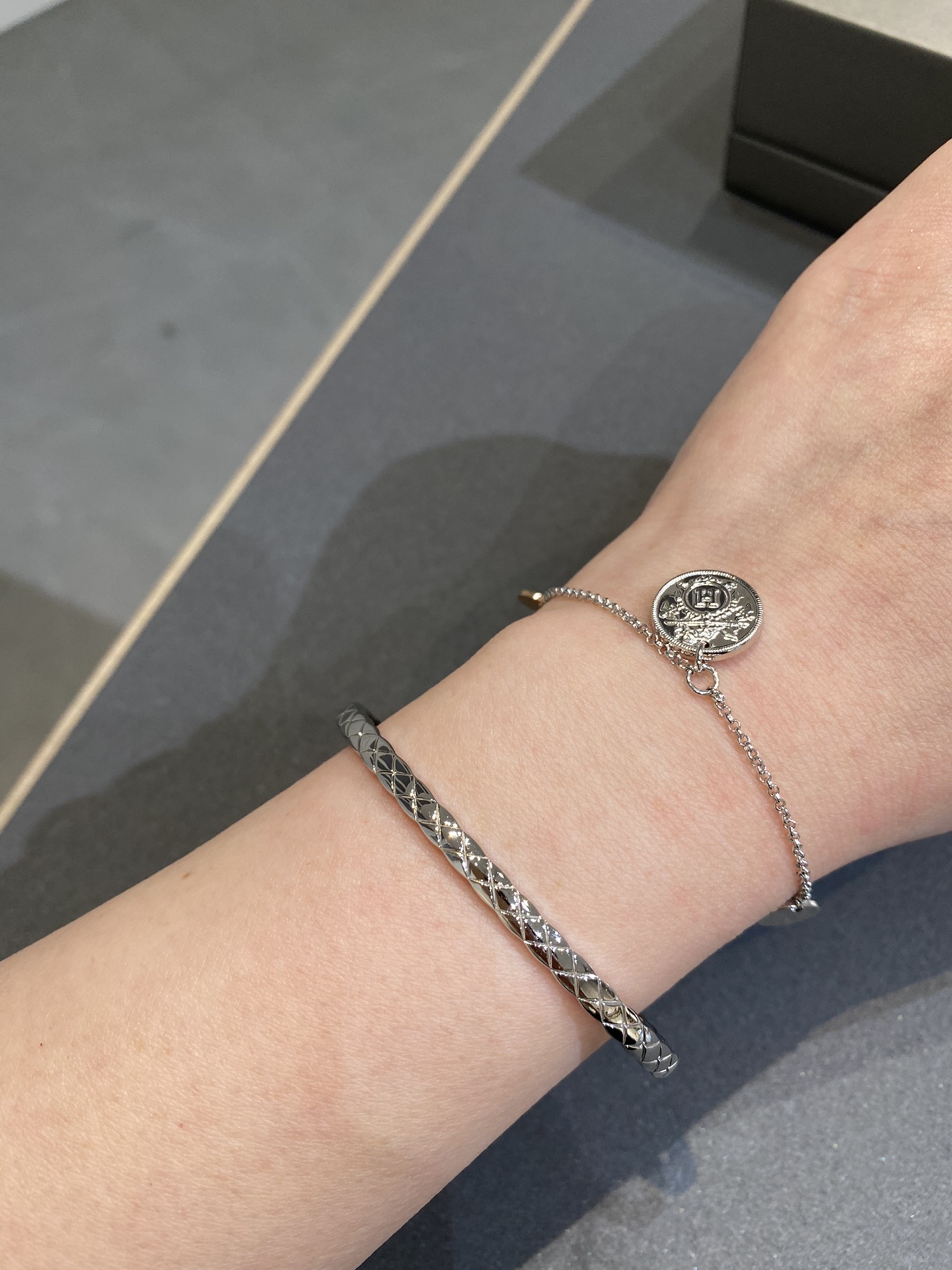 Chanel Coco Crush Open Cuff Bangle Bracelet - Original Replica Club