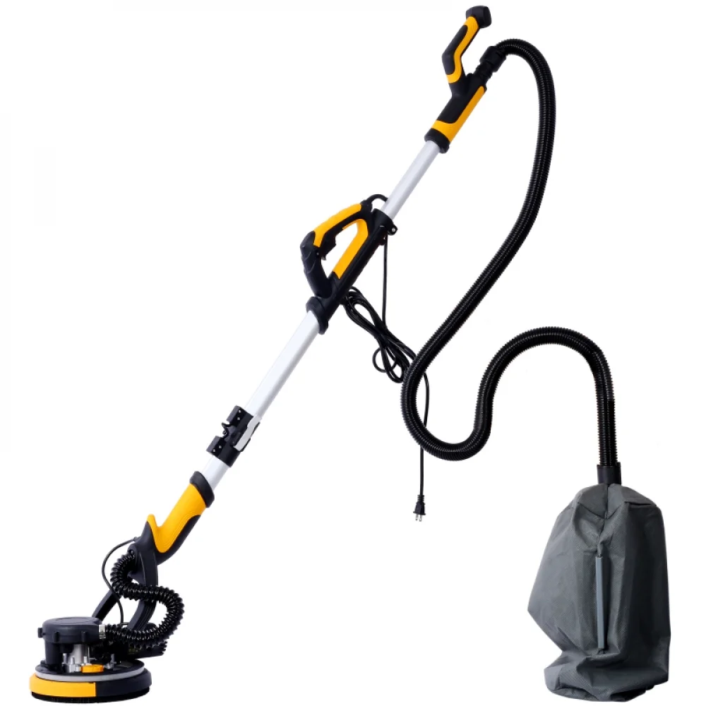 Drywall Sander, 780W Electric Drywall Sander with Vacuum Dust Collection 6.5A Motor Dustless Floor Sander with Variable Speed 900-1800RPM, LED Light, Extendable & Foldable Handle, - Image 2