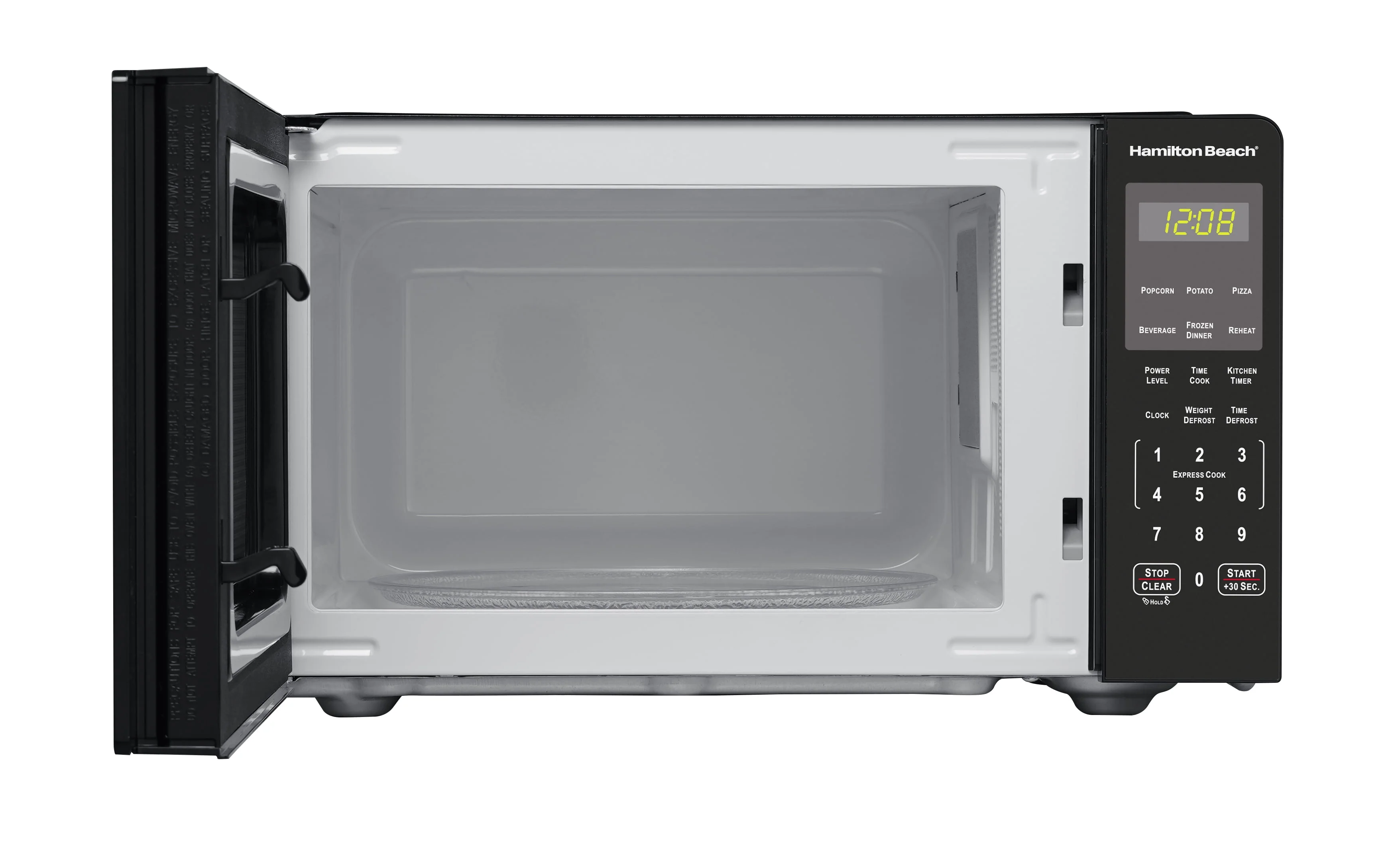 Hamilton Beach 0.9 Cu ft Countertop Microwave Oven, 900 Watts, Stainless Steel, New - Image 8