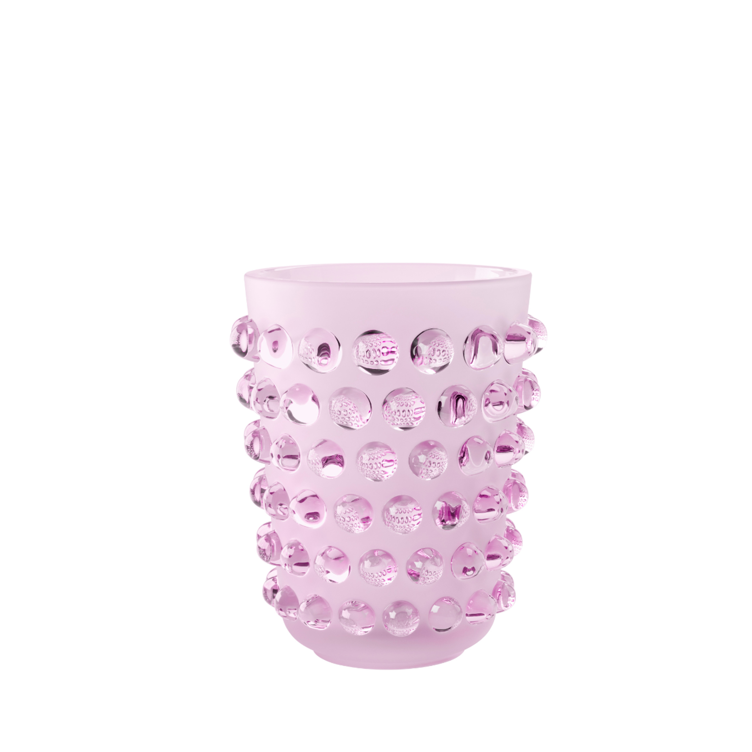 VASE MOSSI - CRISTAL LUSTRÉ ROSE