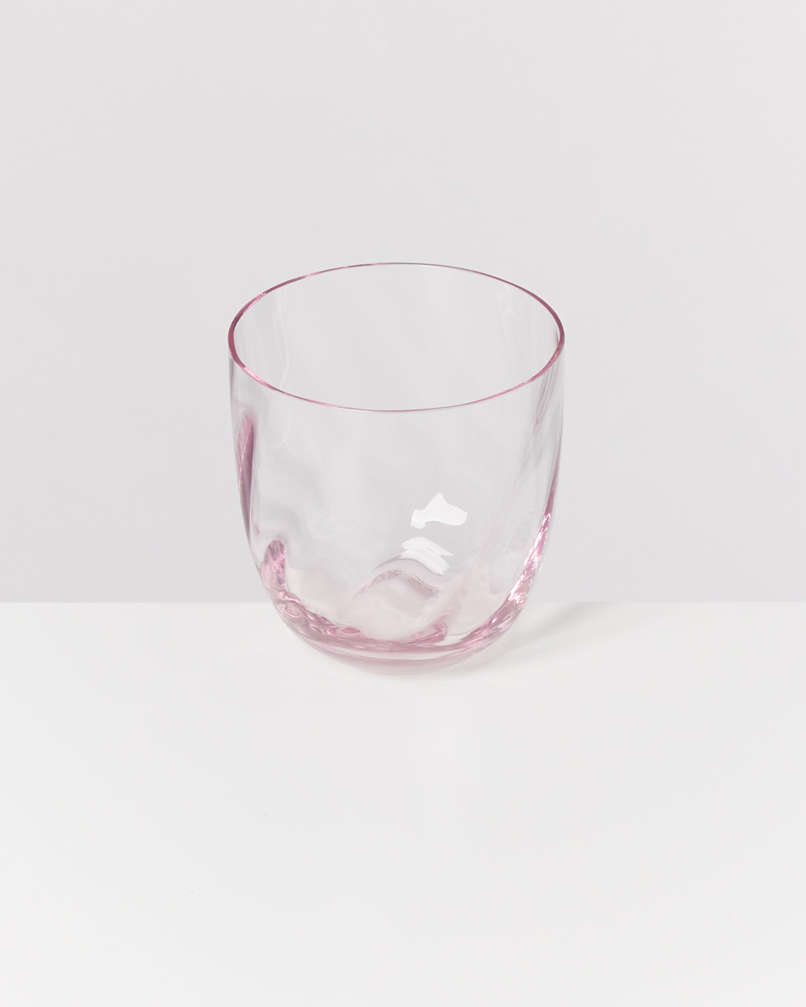 Calma Glas klein swirl rosé 6er-Set