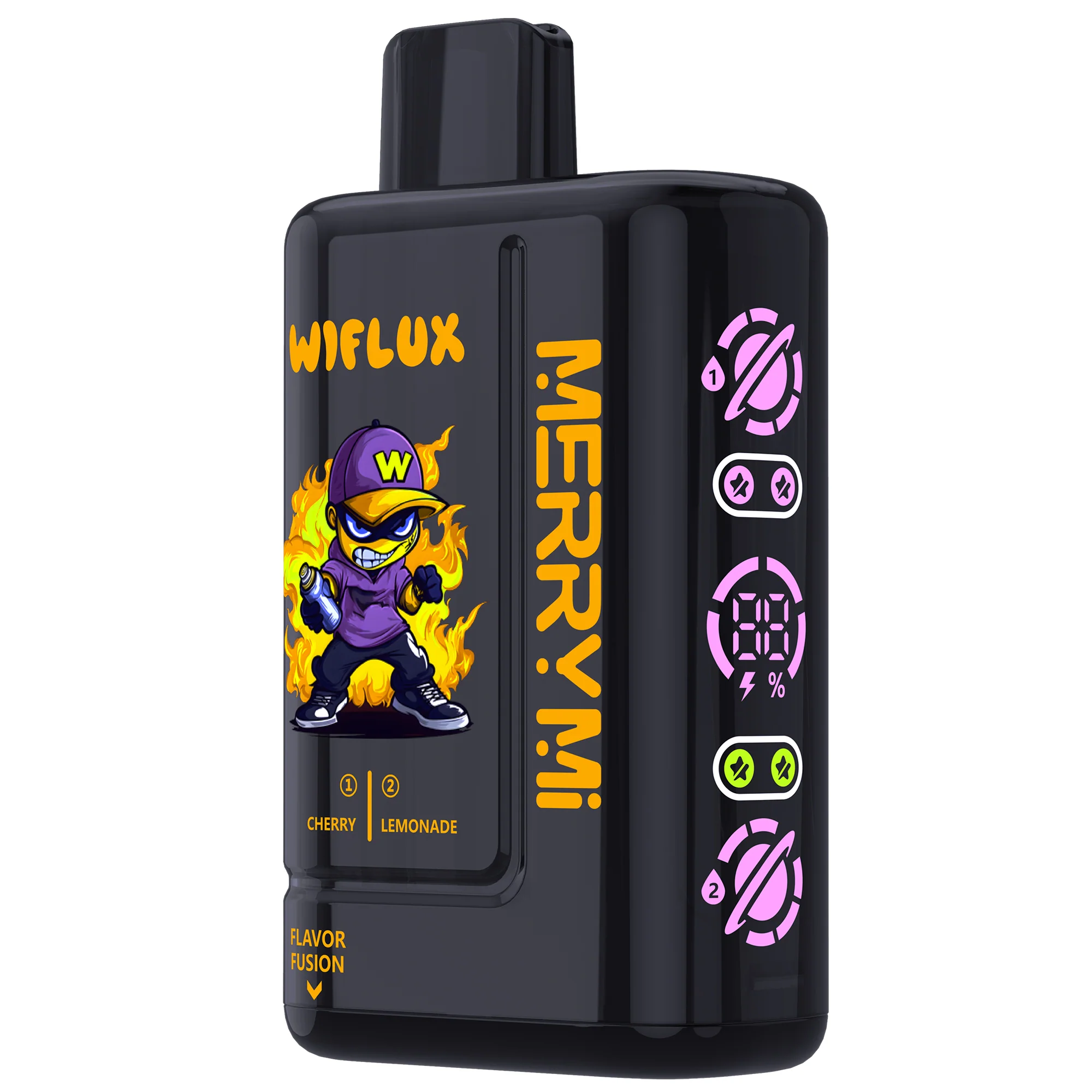 MerryMi WIFLUX 24K újratölthető eldobható e-cigaretta (minden íz)