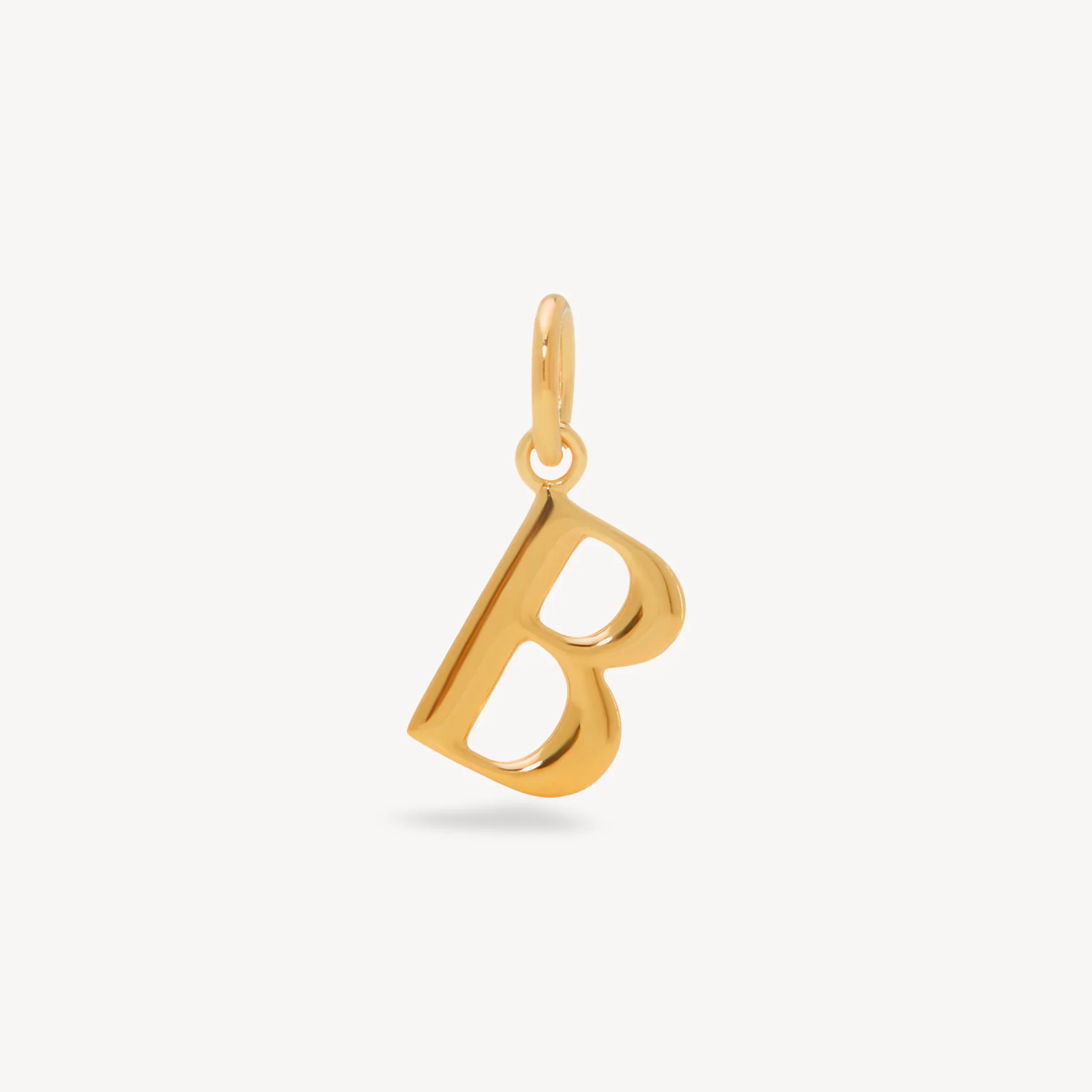 14k Gold Vermeil Letter Charm