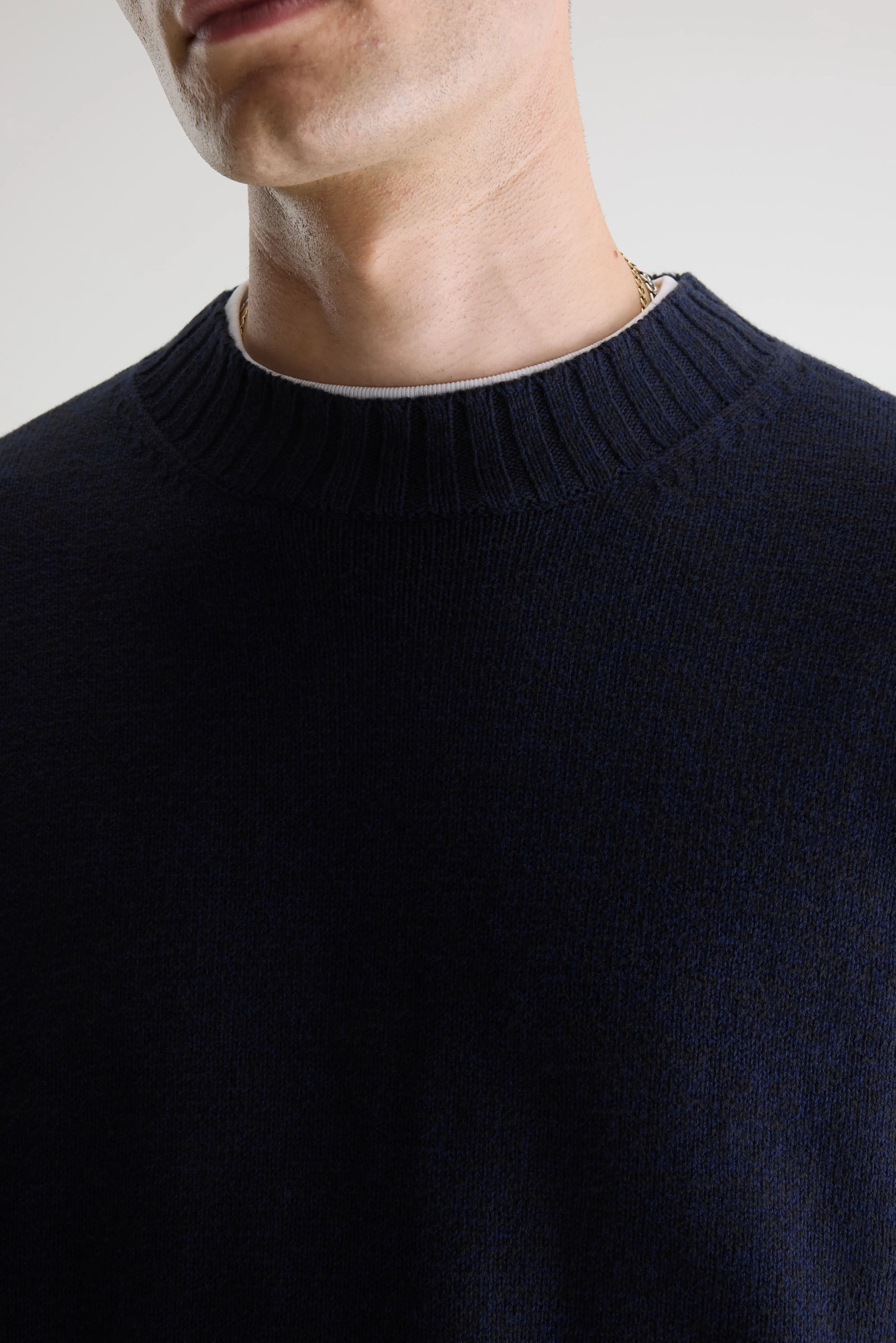 Bellerose Grimo two-tone sweater (261 / M / BLACK BLUE)