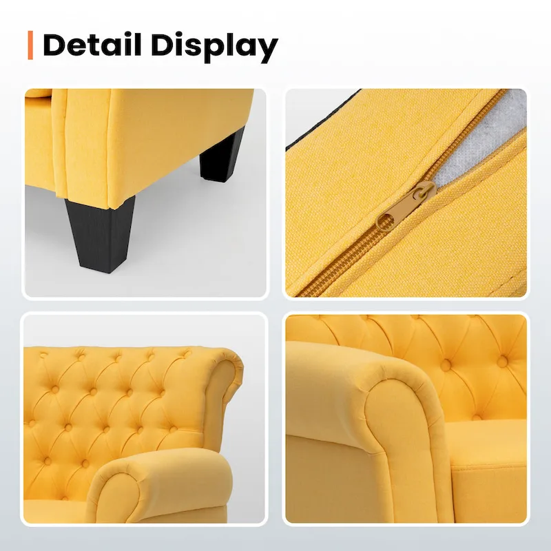 Pellebant Contemporary Club Armchair - Stylish Accent Chair for Living Room