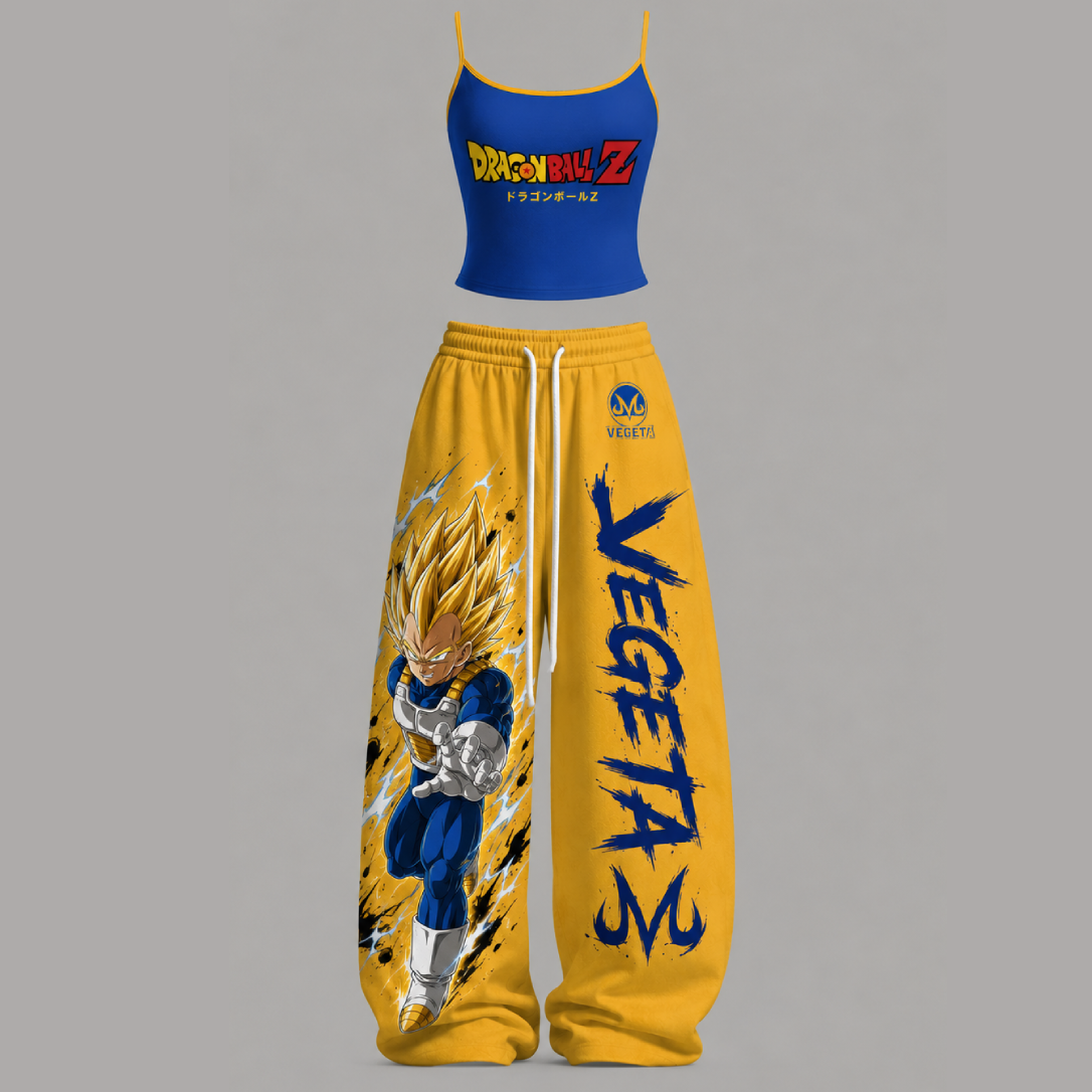 DragonBall Top & Elasticated Trousers Two-Piece Set