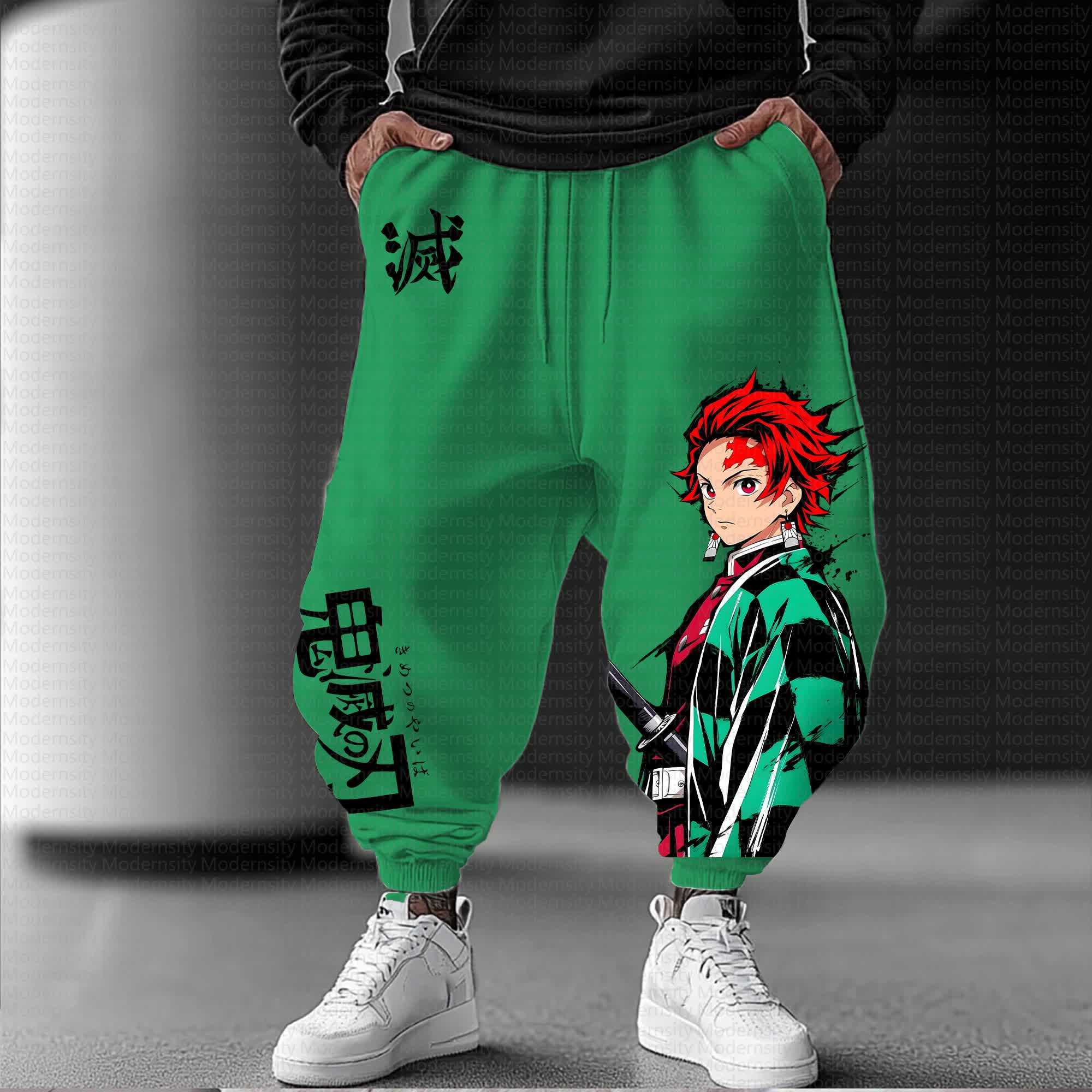 Unisex Anime Inspired Vintage Pants丨Comicssoul