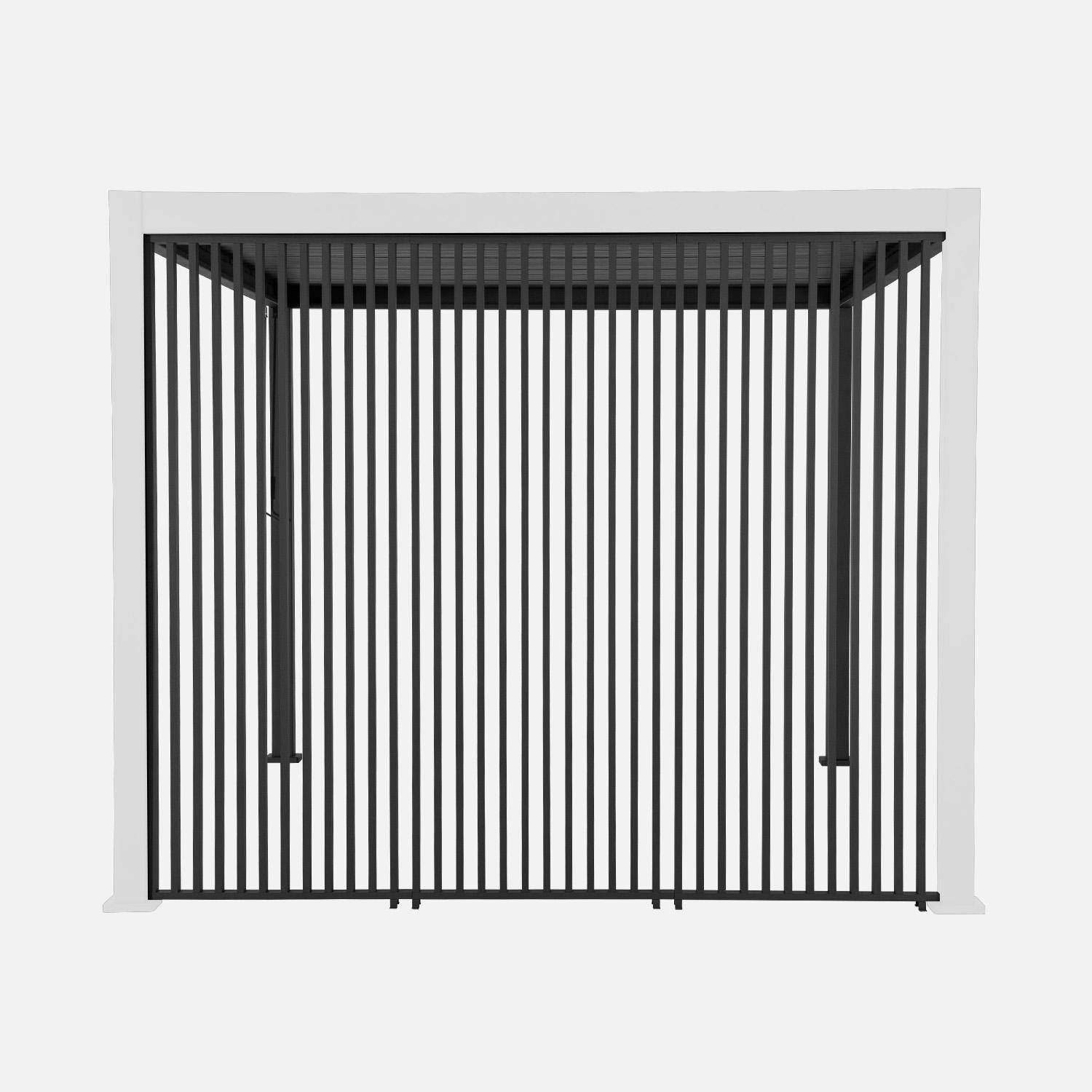 Triomphe persianas 1m - Conjunto de 3 persianas verticales 1m pérgola bioclimática