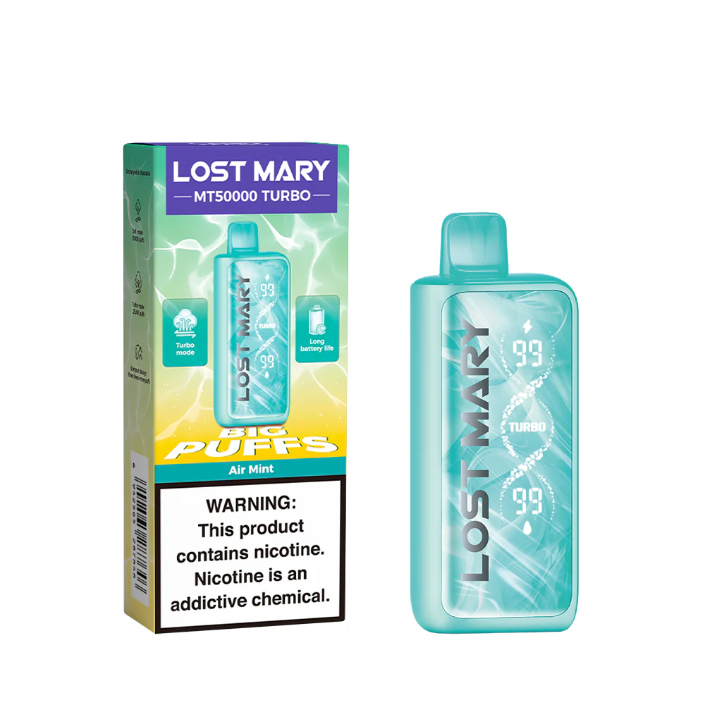 LOST MARY MT50K Turbo újratölthető eldobható e-cigaretta (minden íz)