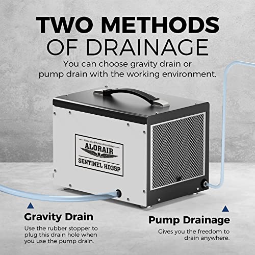 ALORAIR Crawl Space/Basement Dehumidifier 70 Pint Dehumidifier with Drain Hose
