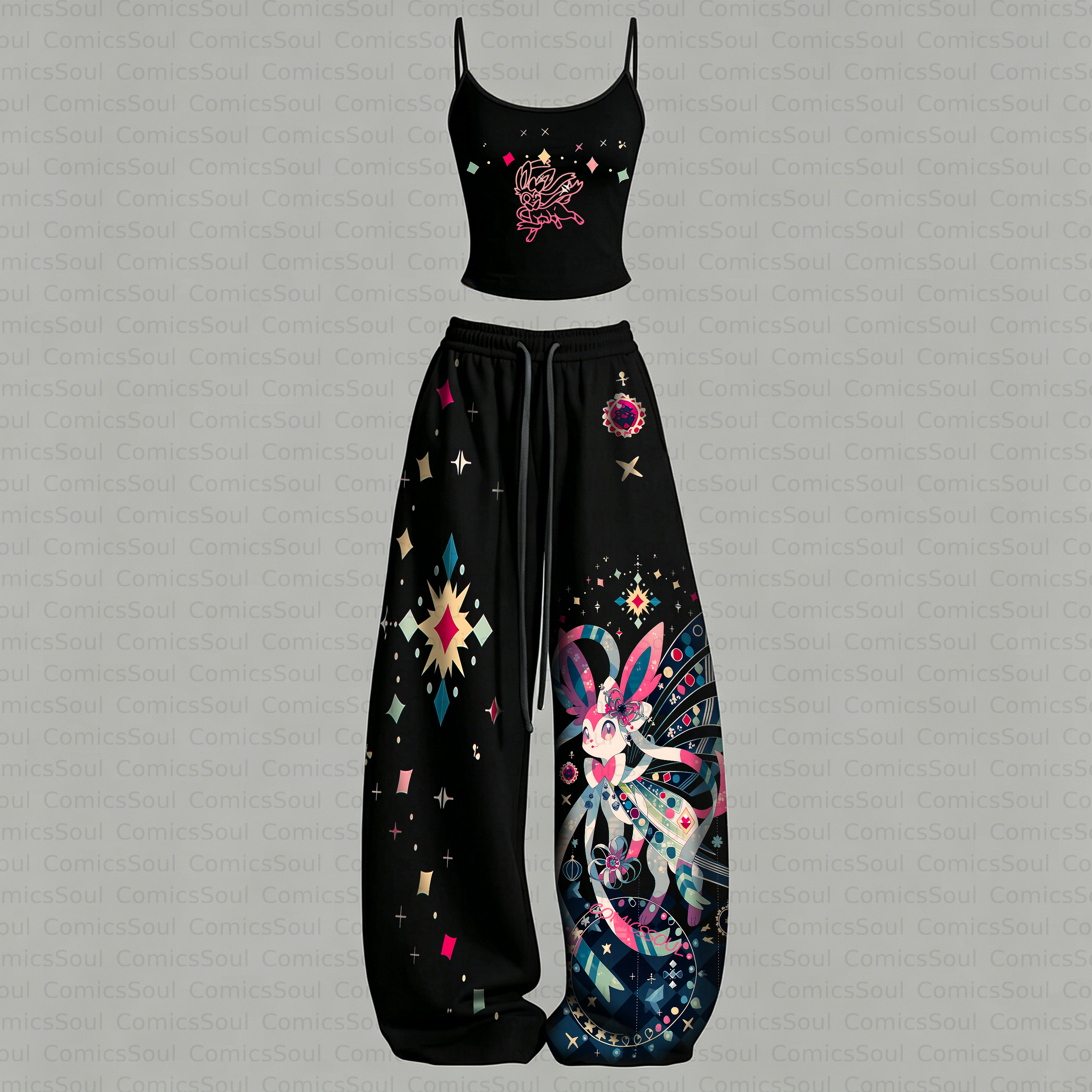 Pokémon Top & Elasticated Trousers Two-Piece Set