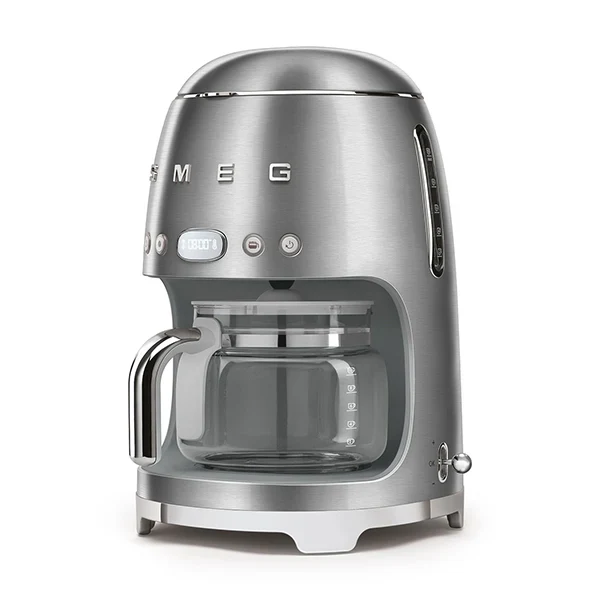 Machine à café Filtre chrome 1050 W DCF02SSEU Smeg