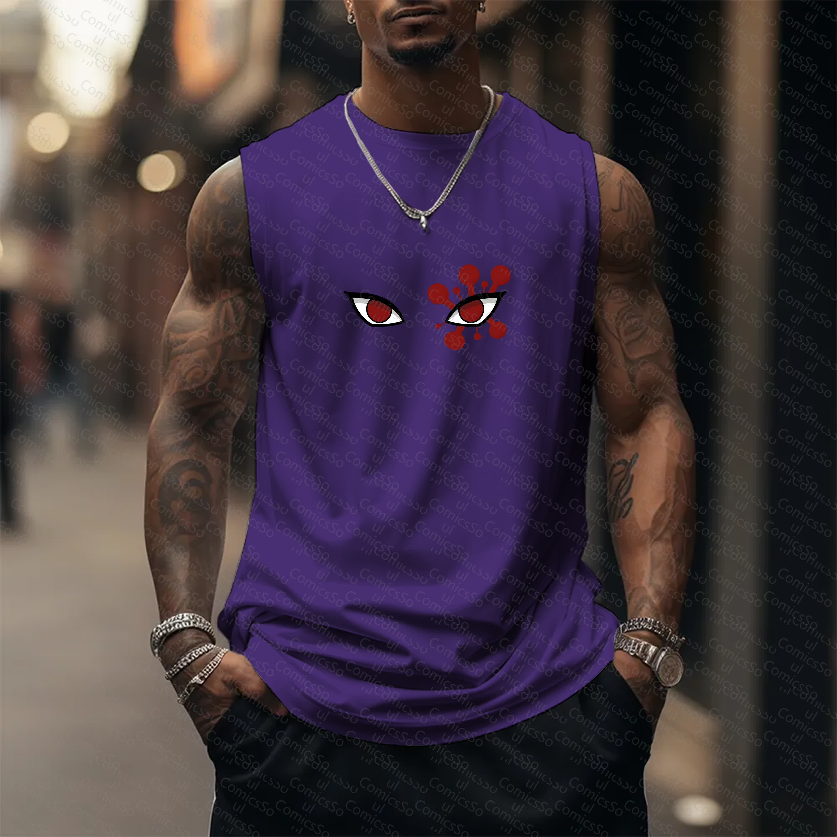 Unisex  “Comicssoul” Casual Anime  Tank Top TeeThreads Sustain the Scene with Custom Apparel