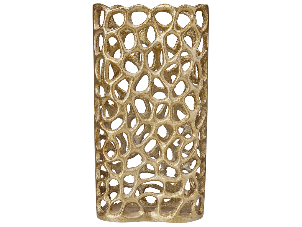 Jarrón decorativo SANCHI Metal Dorado