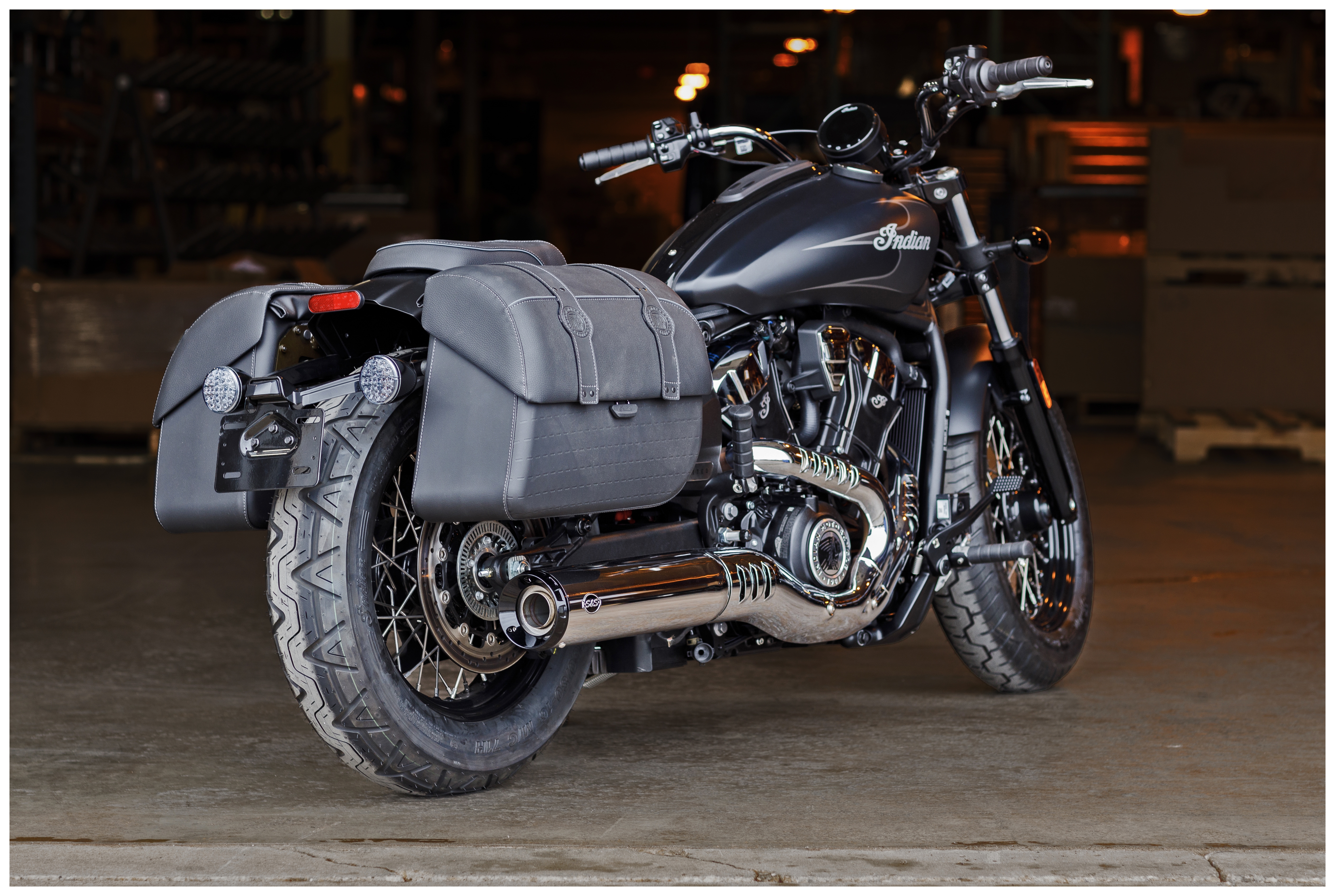SportsBikeShop S&S Cycle Grand National 50 State Slip-On Muffler For Indian Scout 2025