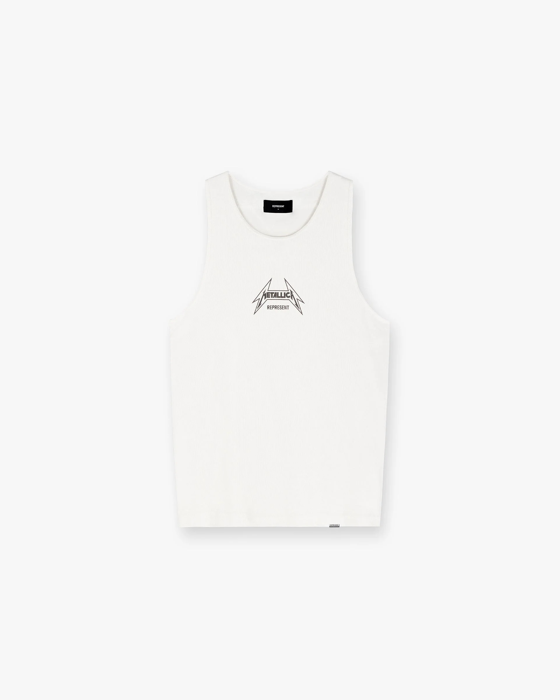 Represent X Metallica Local Crew Vest - Flat White