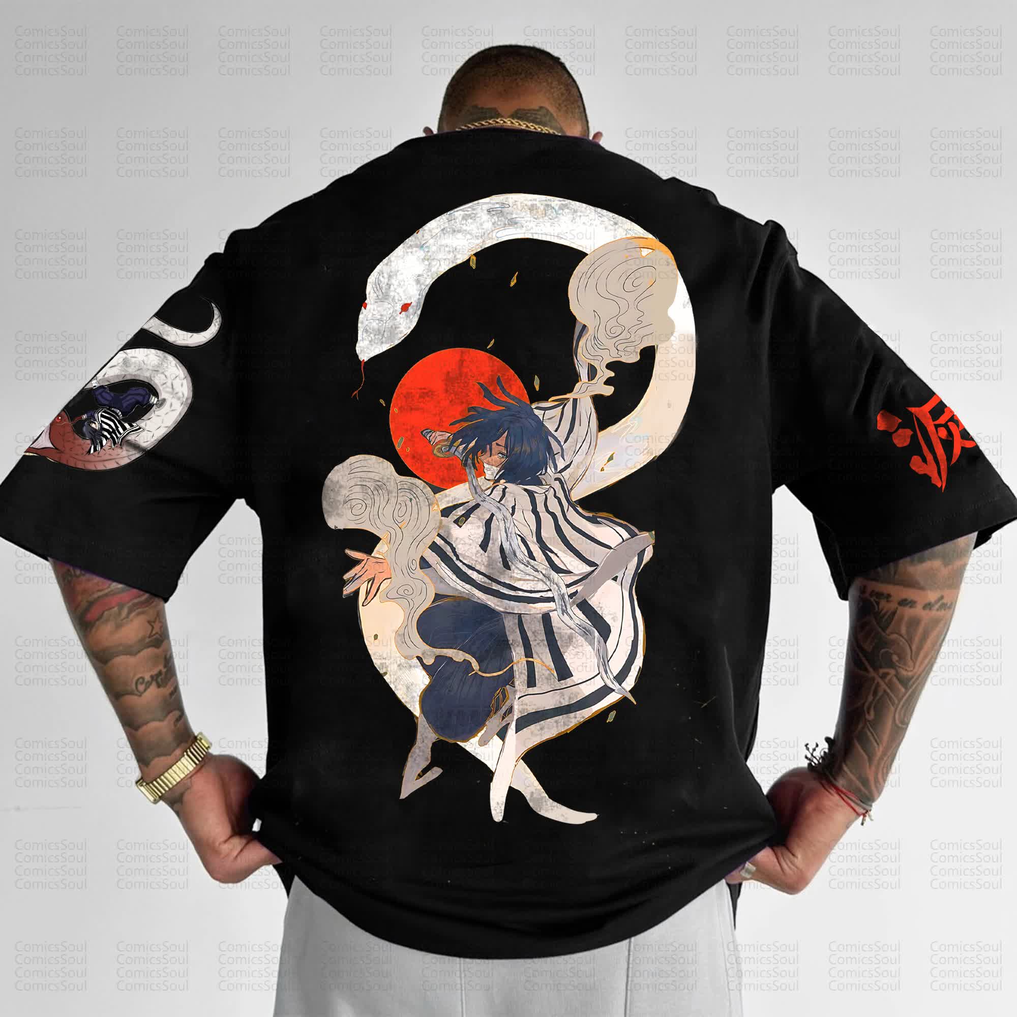 Unisex Anime Inspired Vintage T-Shirt丨Comicssoul