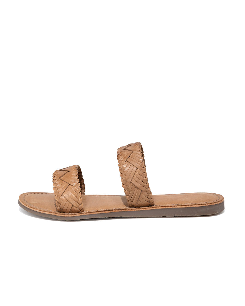 Kierra Woven Faux Leather Sandal - Tan - FINAL SALE - Se7enfashion