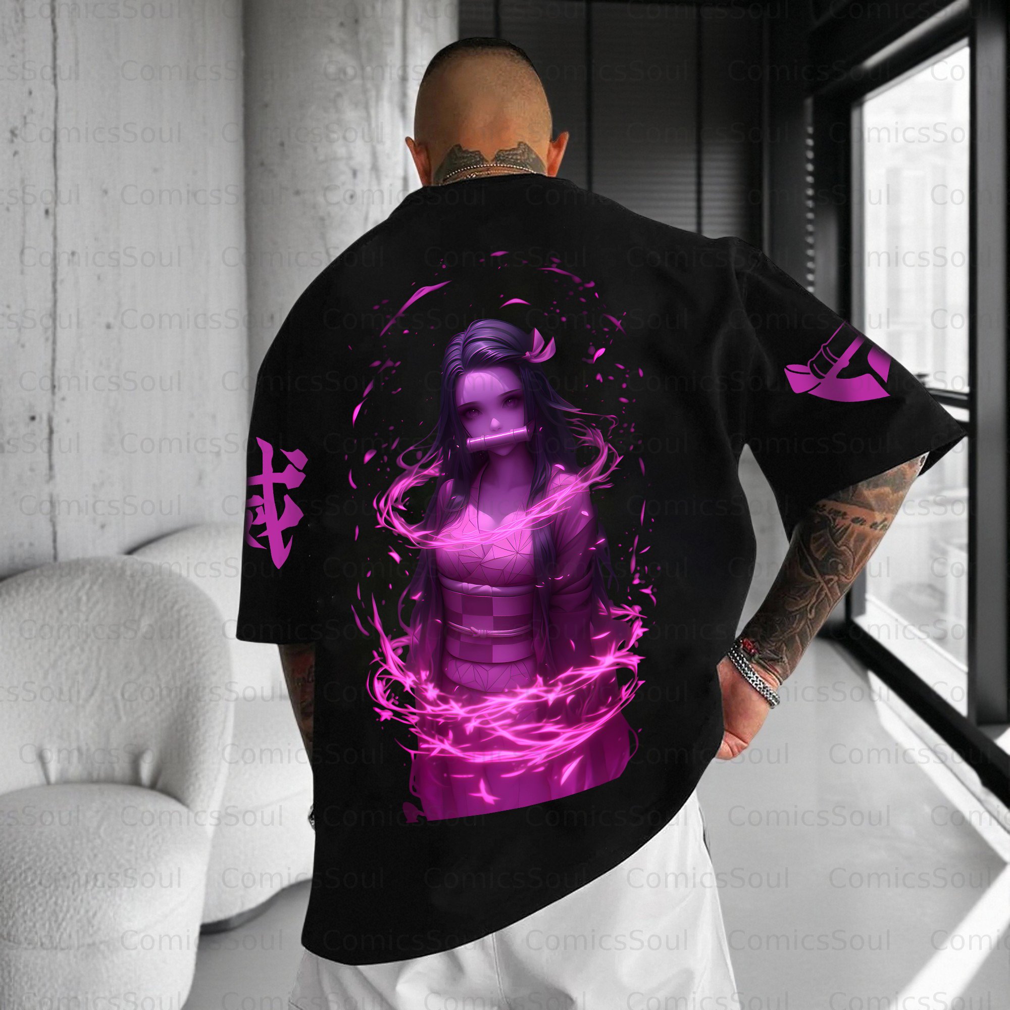 Unisex Anime Inspired Vintage T-Shirt