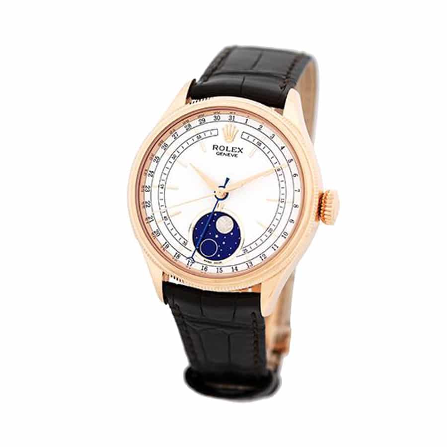 Replica Rolex Cellini Moonphase White Dial 50535-0002