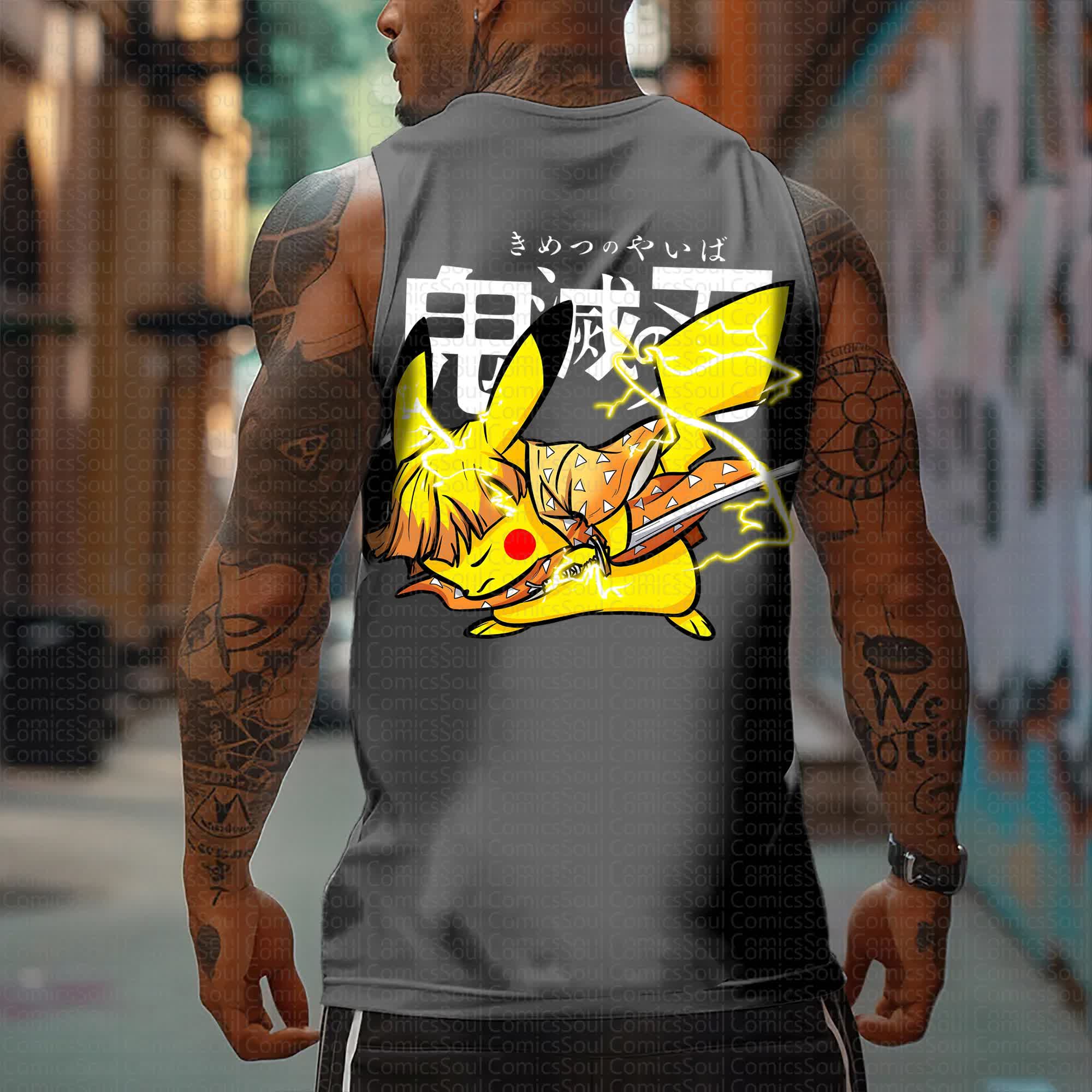 Unisex “Comicssoul X Comicssoul” Casual Anime  Tank Top TeeThreads Sustain the Scene with Custom Apparel