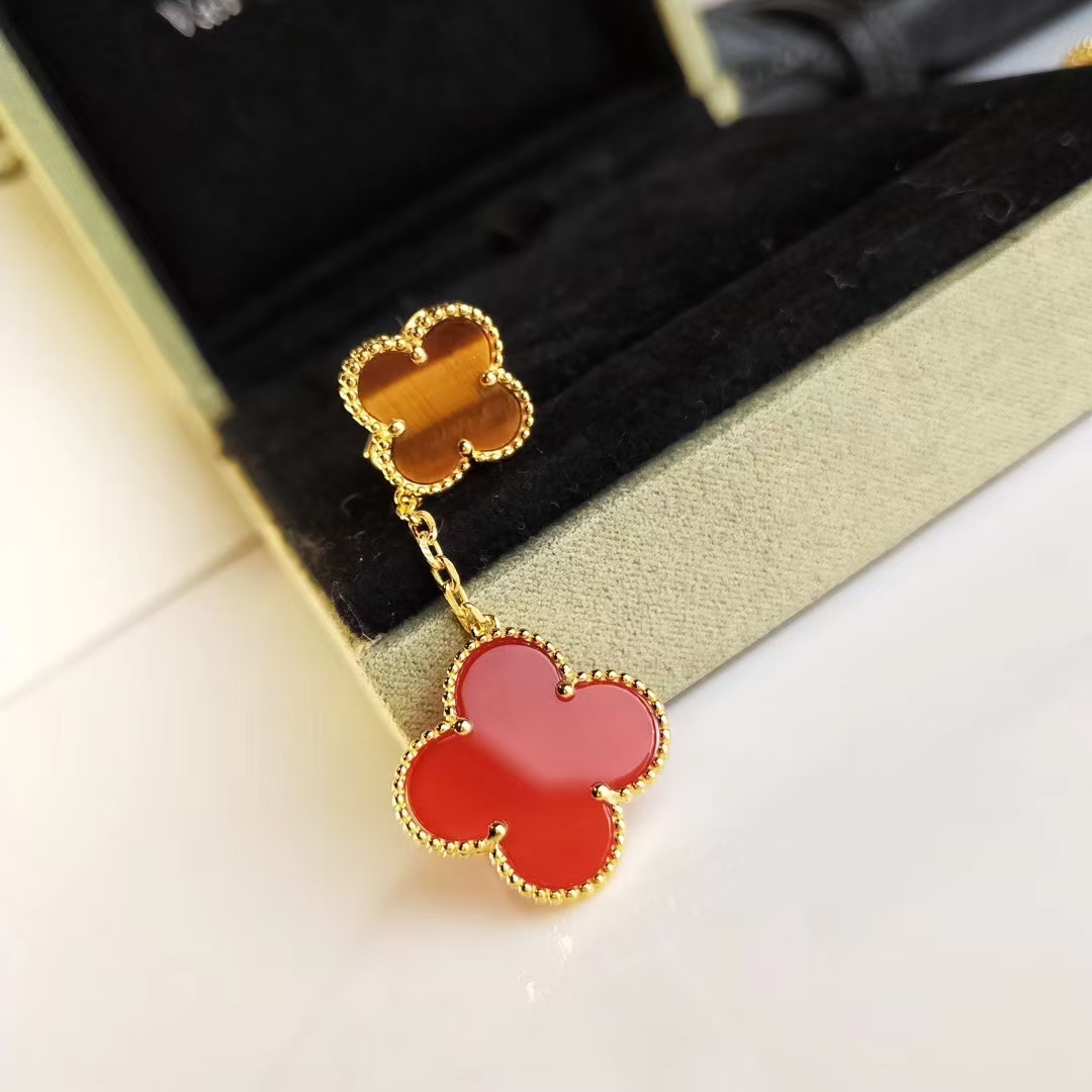 VCA Magic Alhambra Earrings 2 Motifs - Original Replica Club